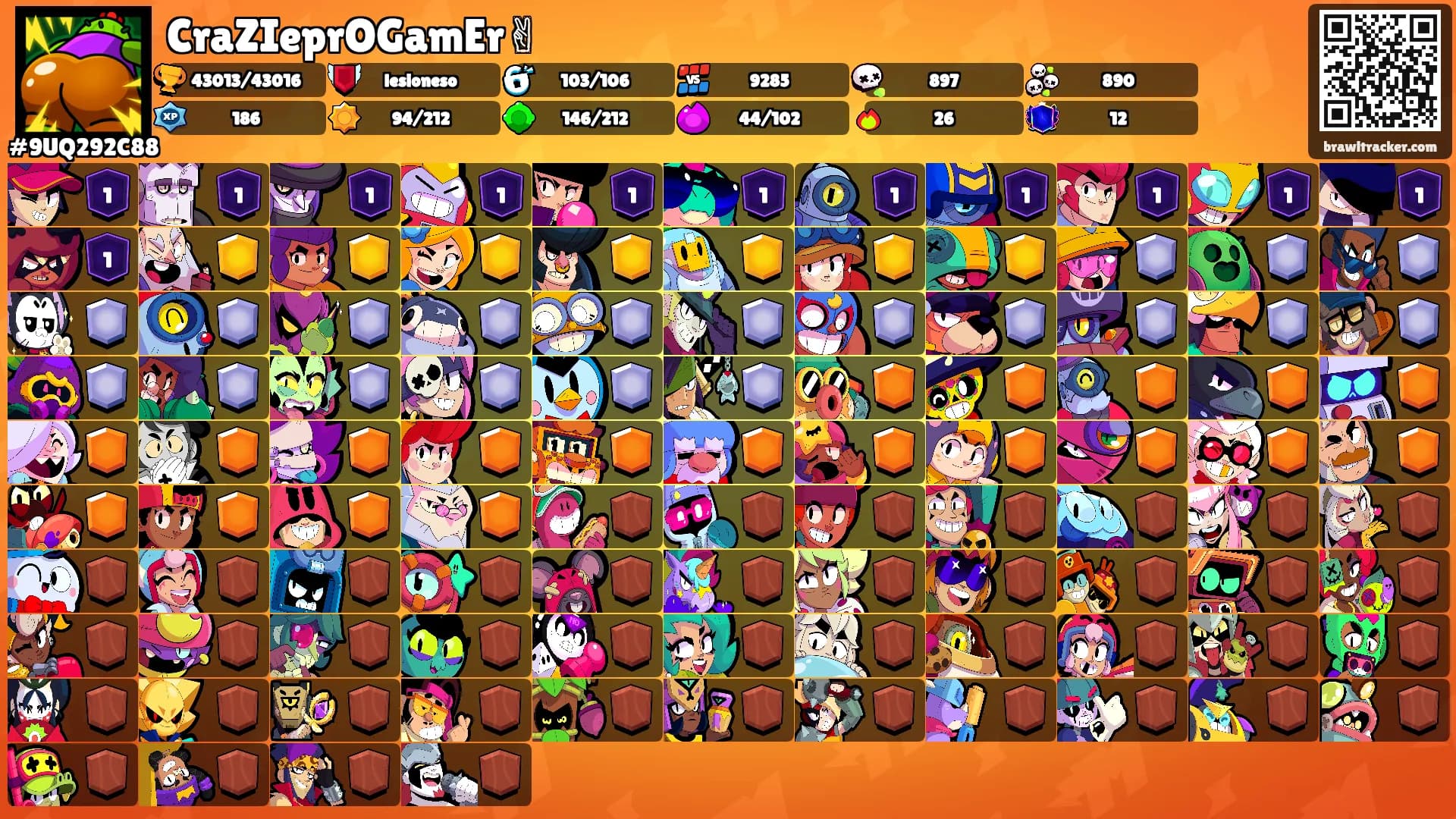 CraZIeprOGamEr✌'s Ranks