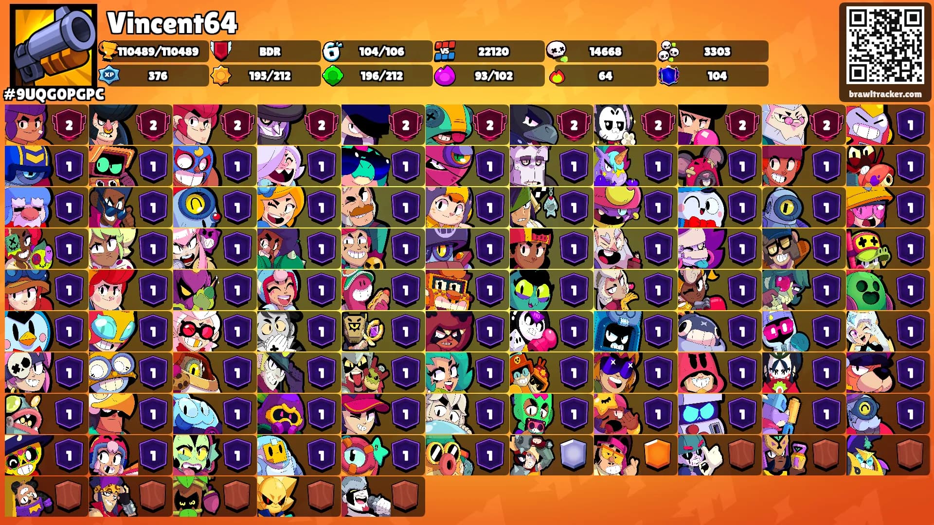 Vincent64's Ranks