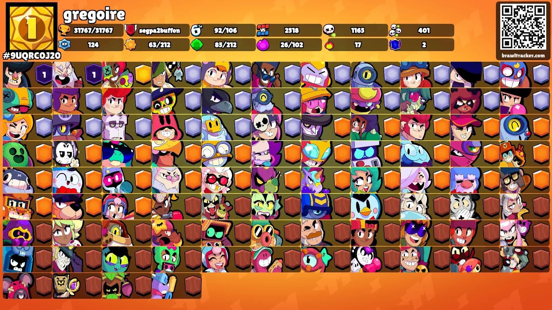 gregoire's Ranks