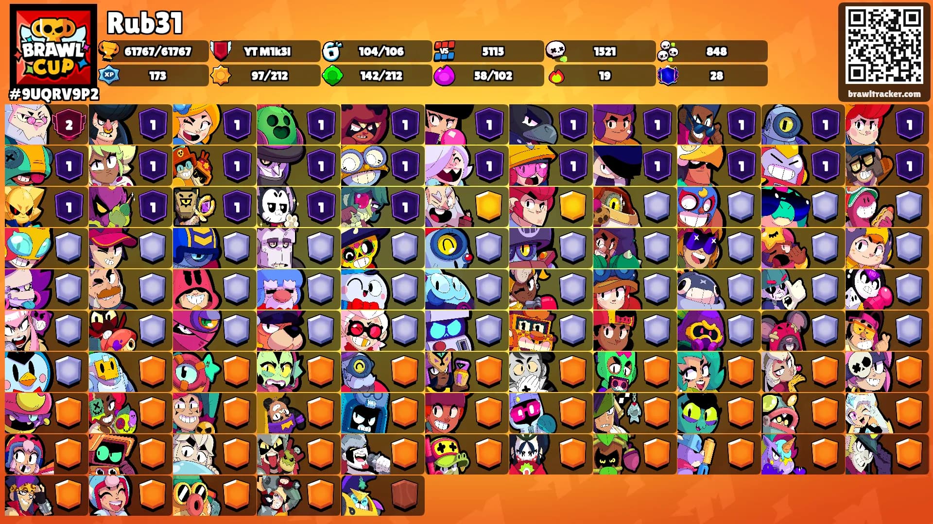 Rub31's Ranks