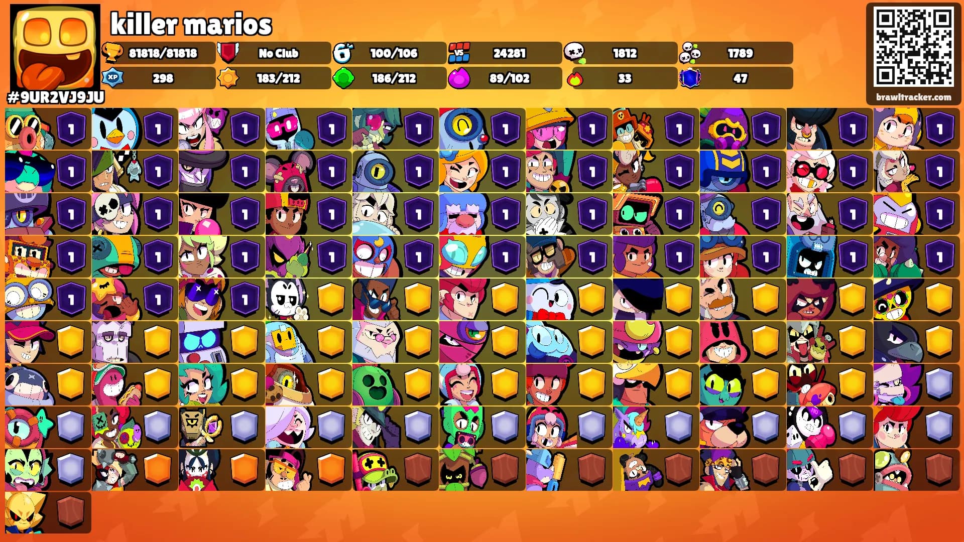 killer marios's Ranks