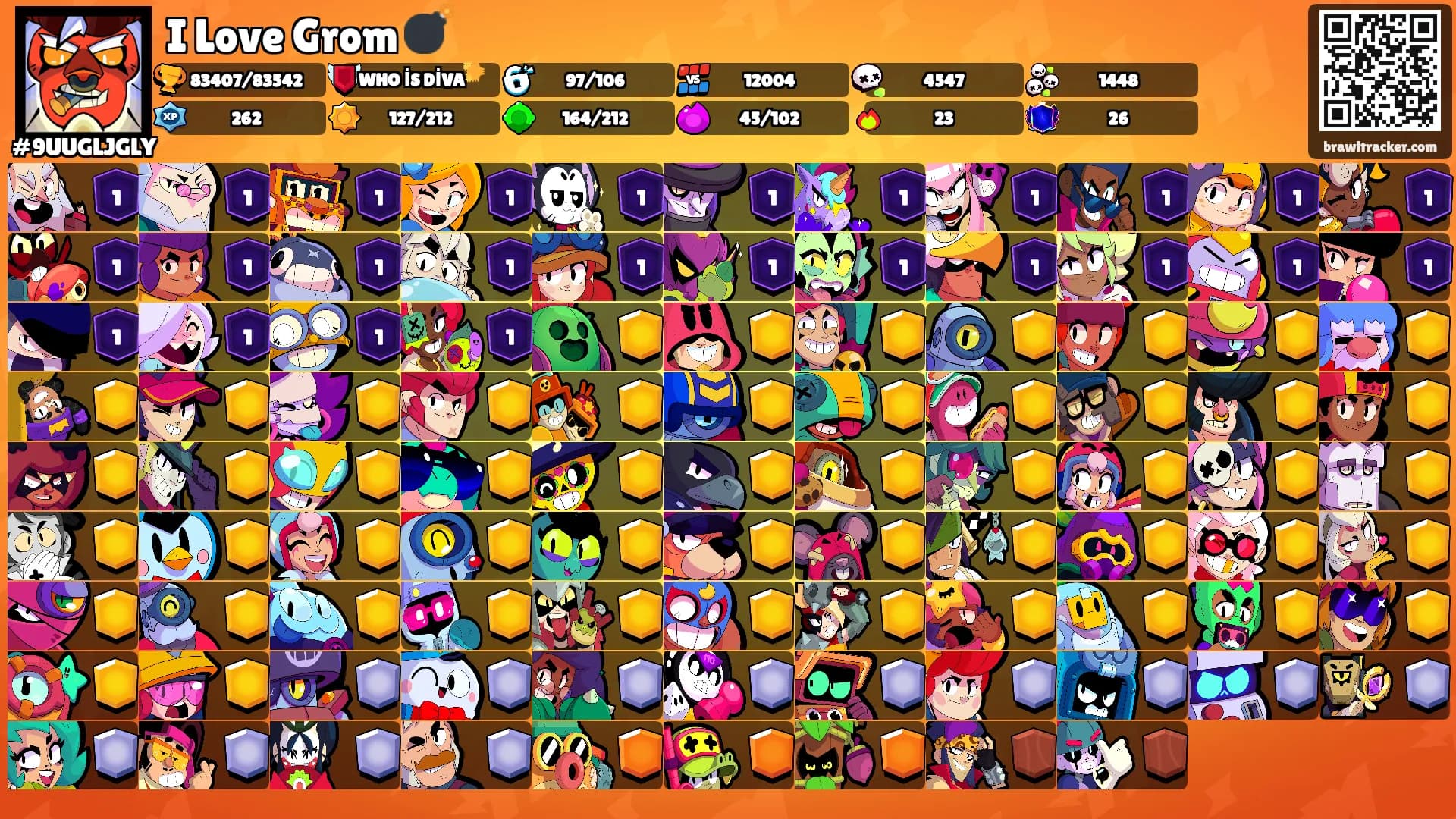 I Love Grom 💣's Ranks