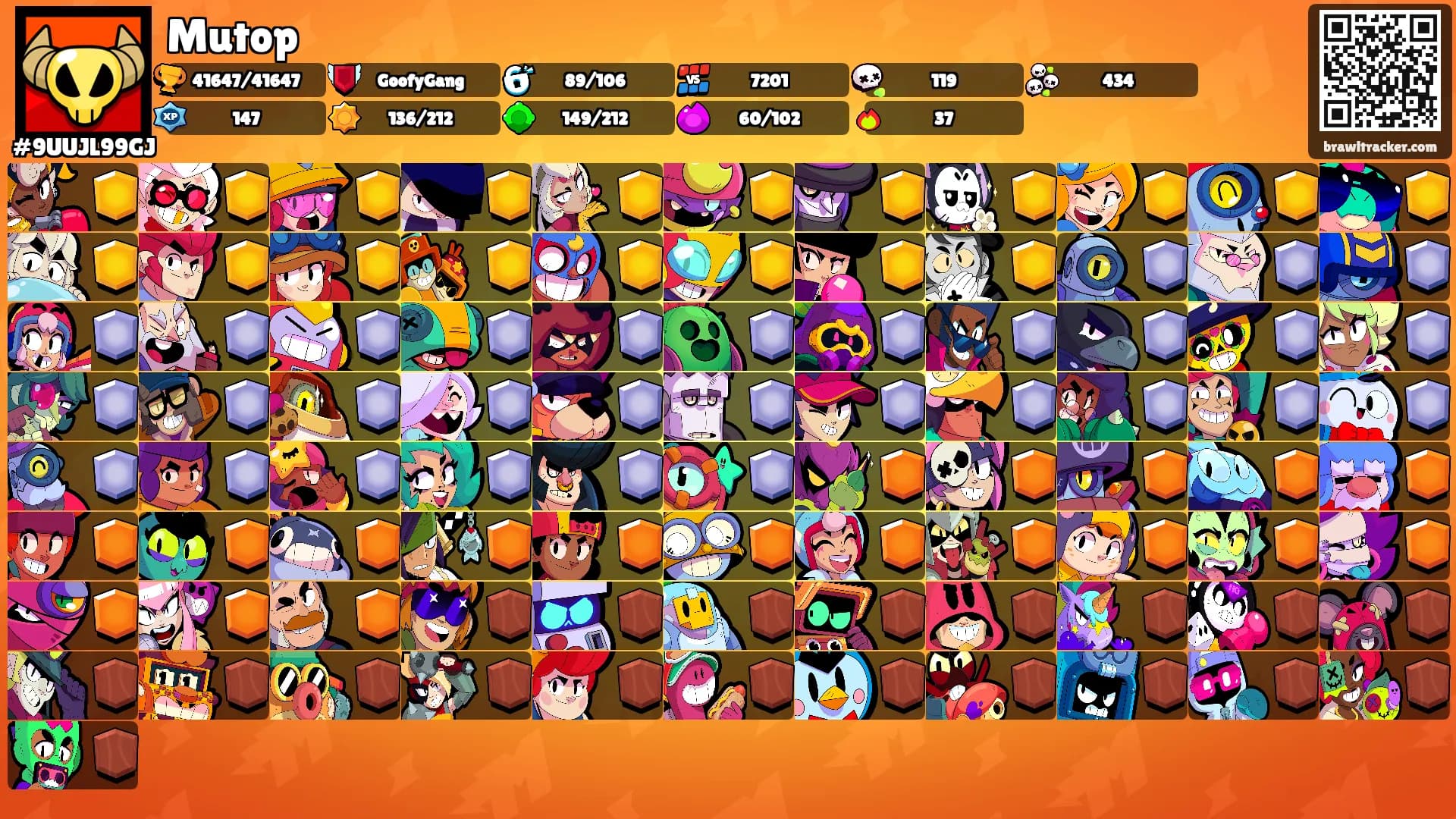 Mutop's Ranks