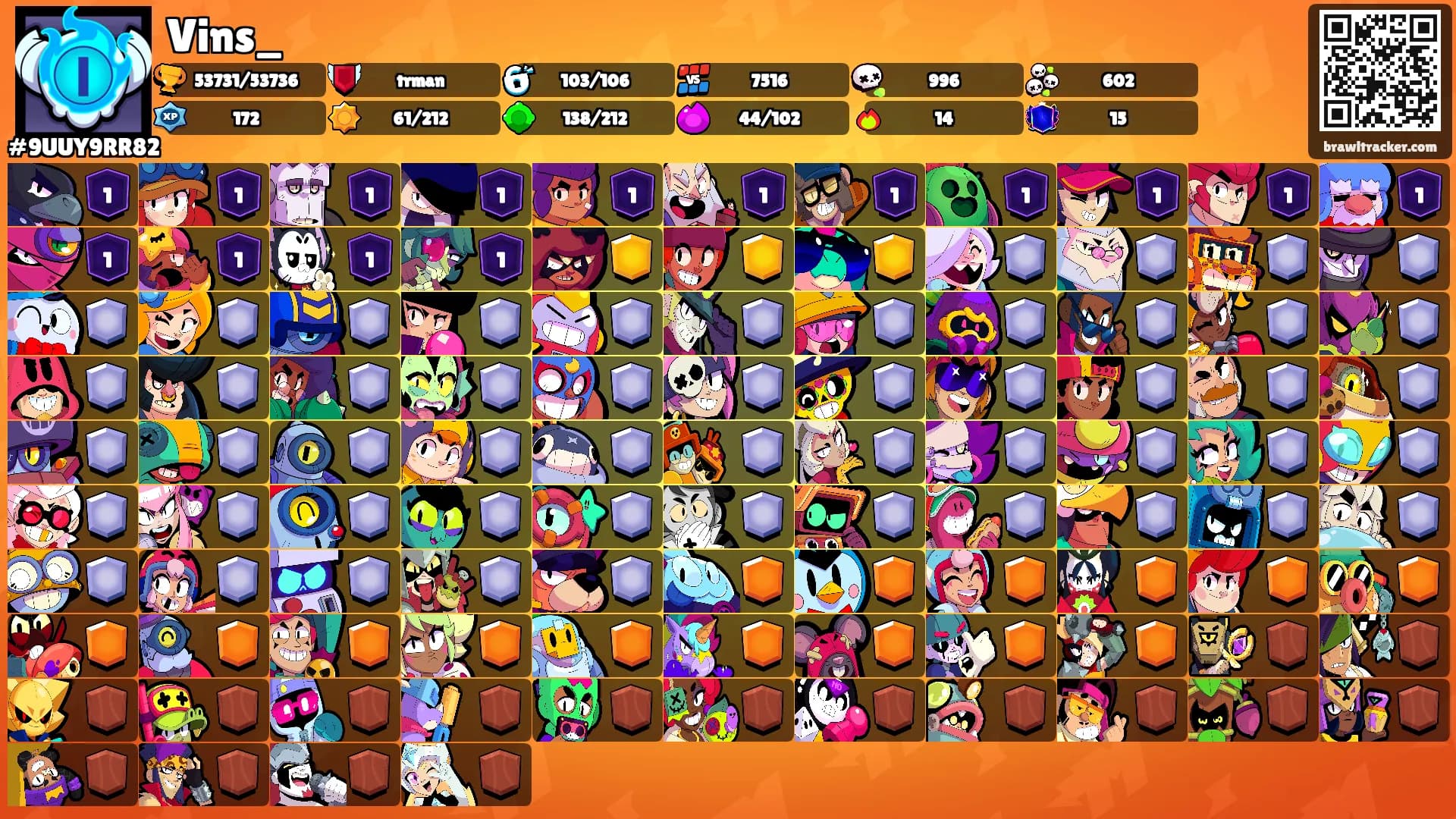 Vins_'s Ranks