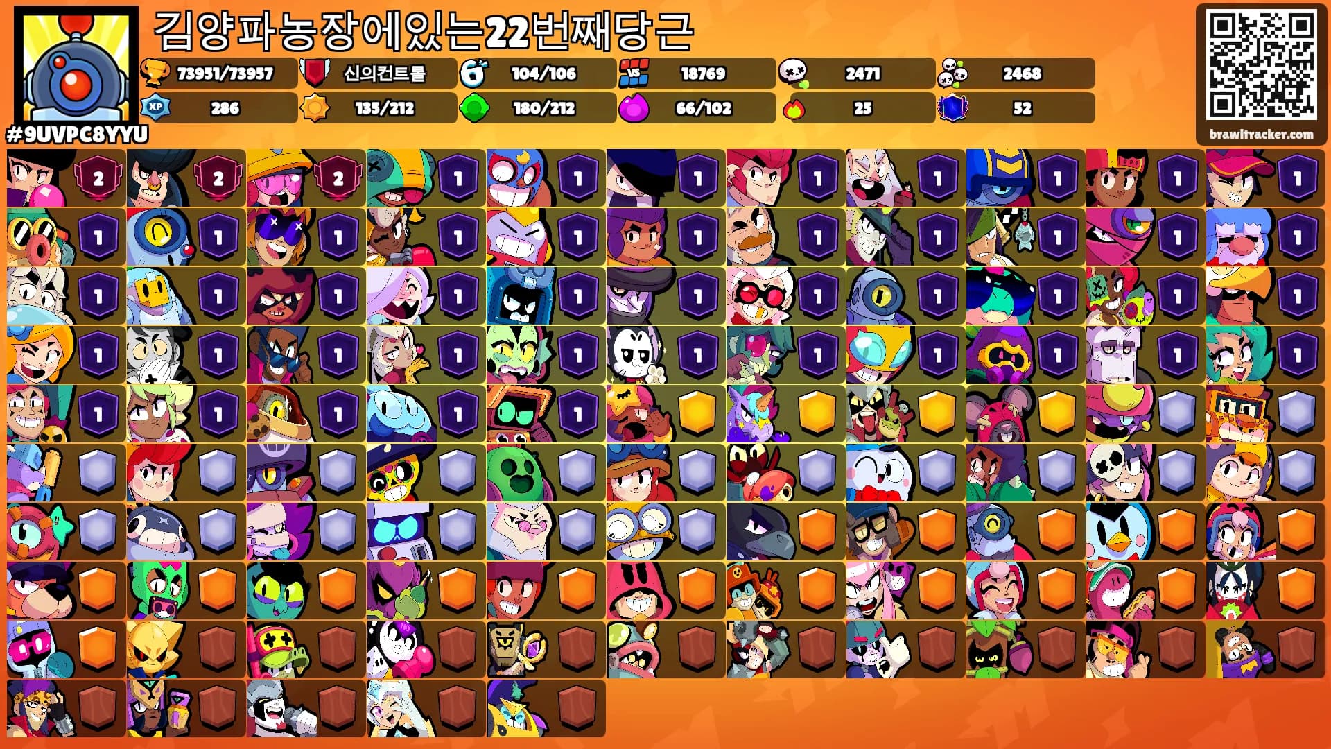 김양파농장에있는22번째당근's Ranks