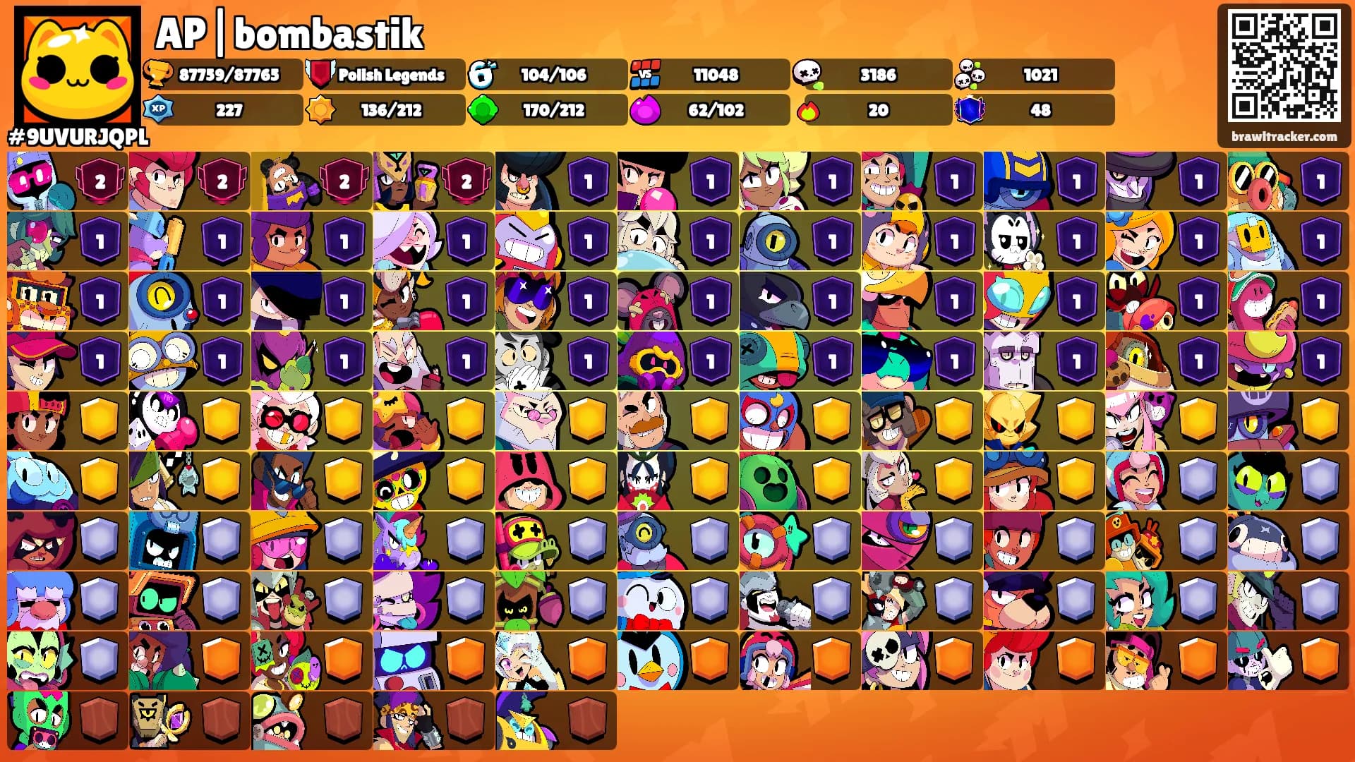 AP|bombastik's Ranks