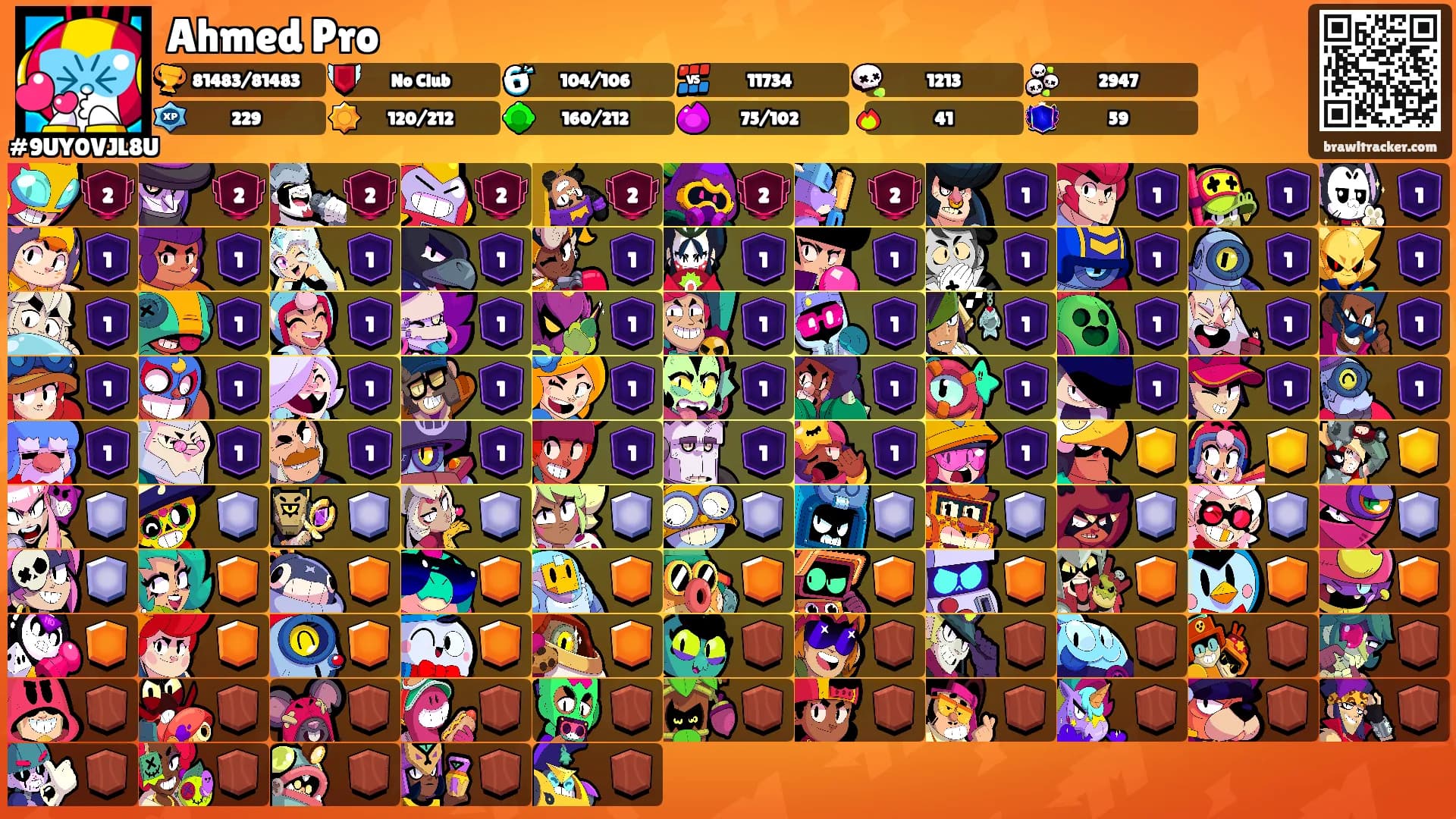 Ahmed Pro's Ranks