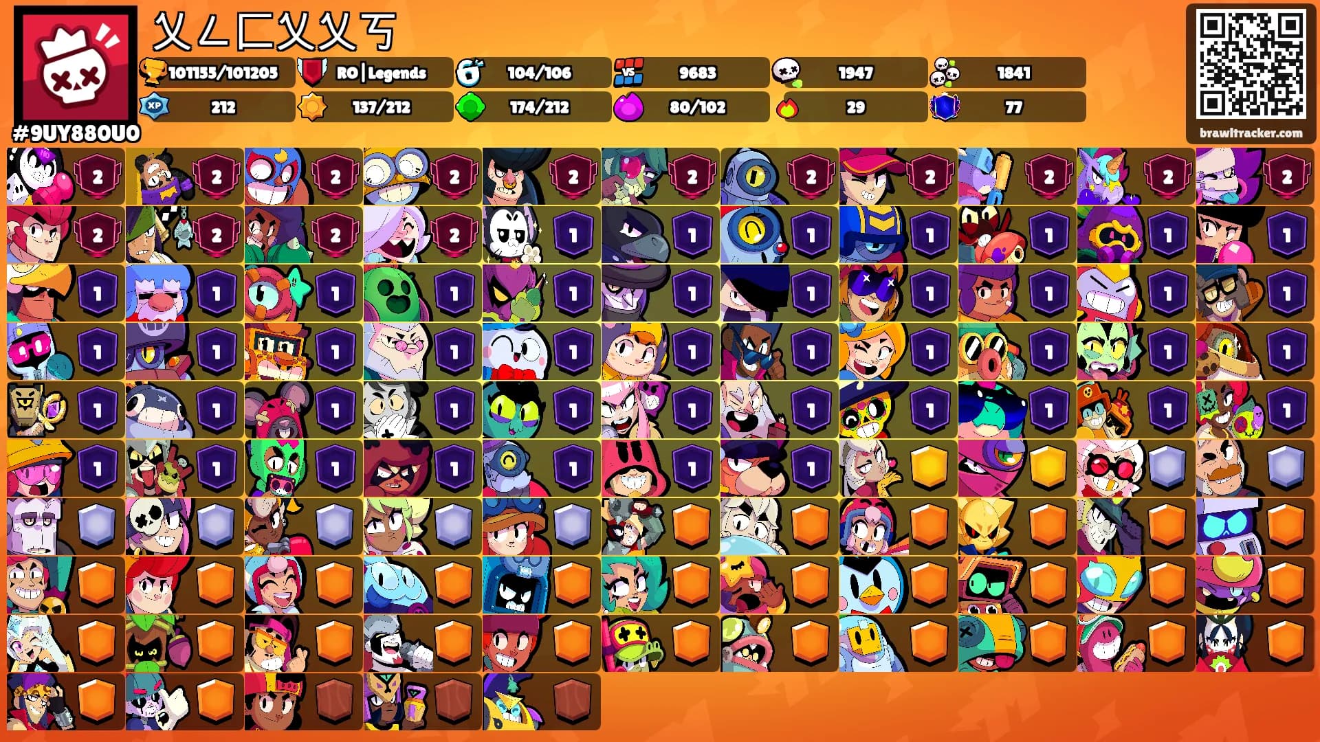 乂ㄥ匚乂乂丂's Ranks