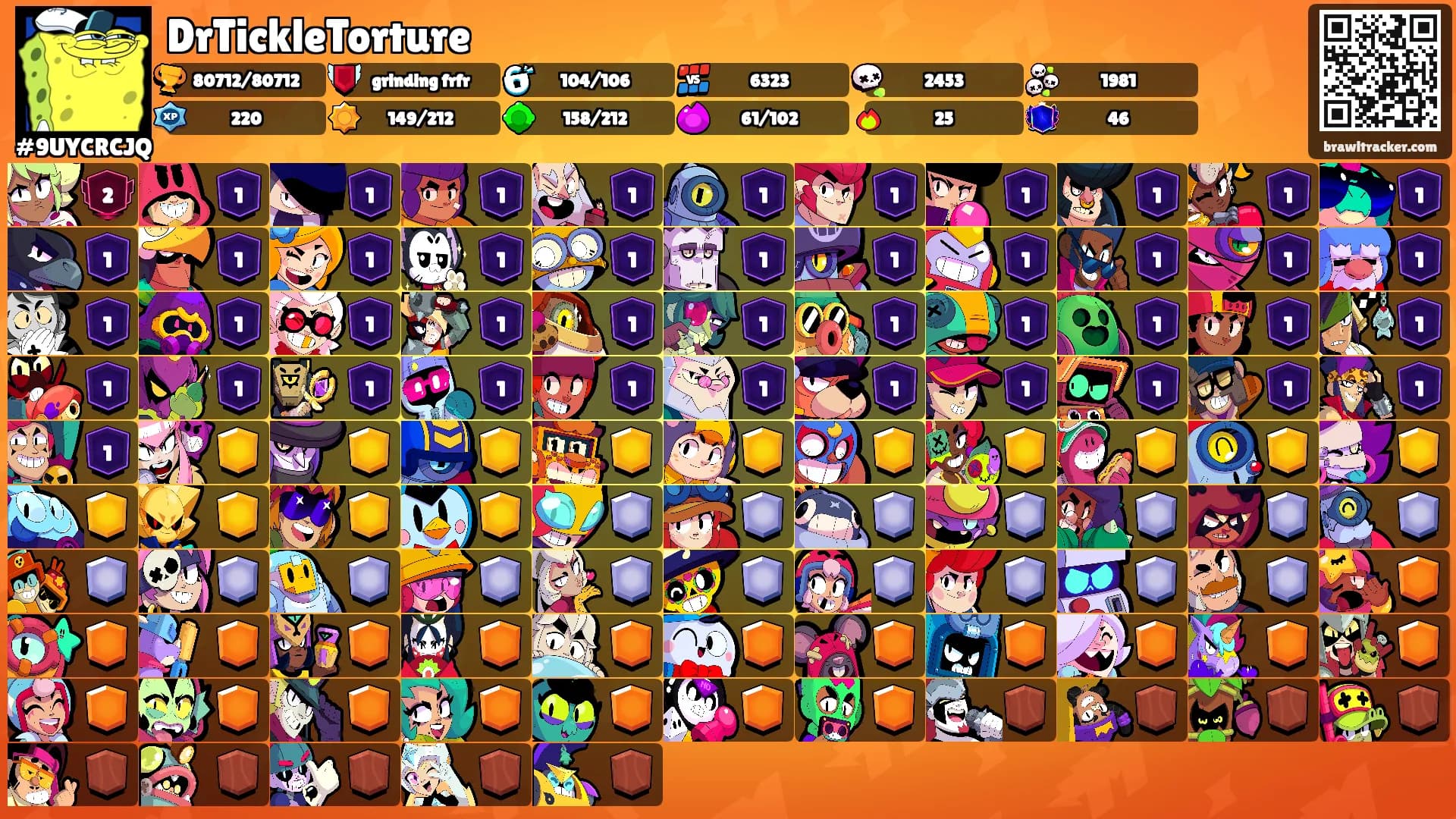 DrTickleTorture's Ranks