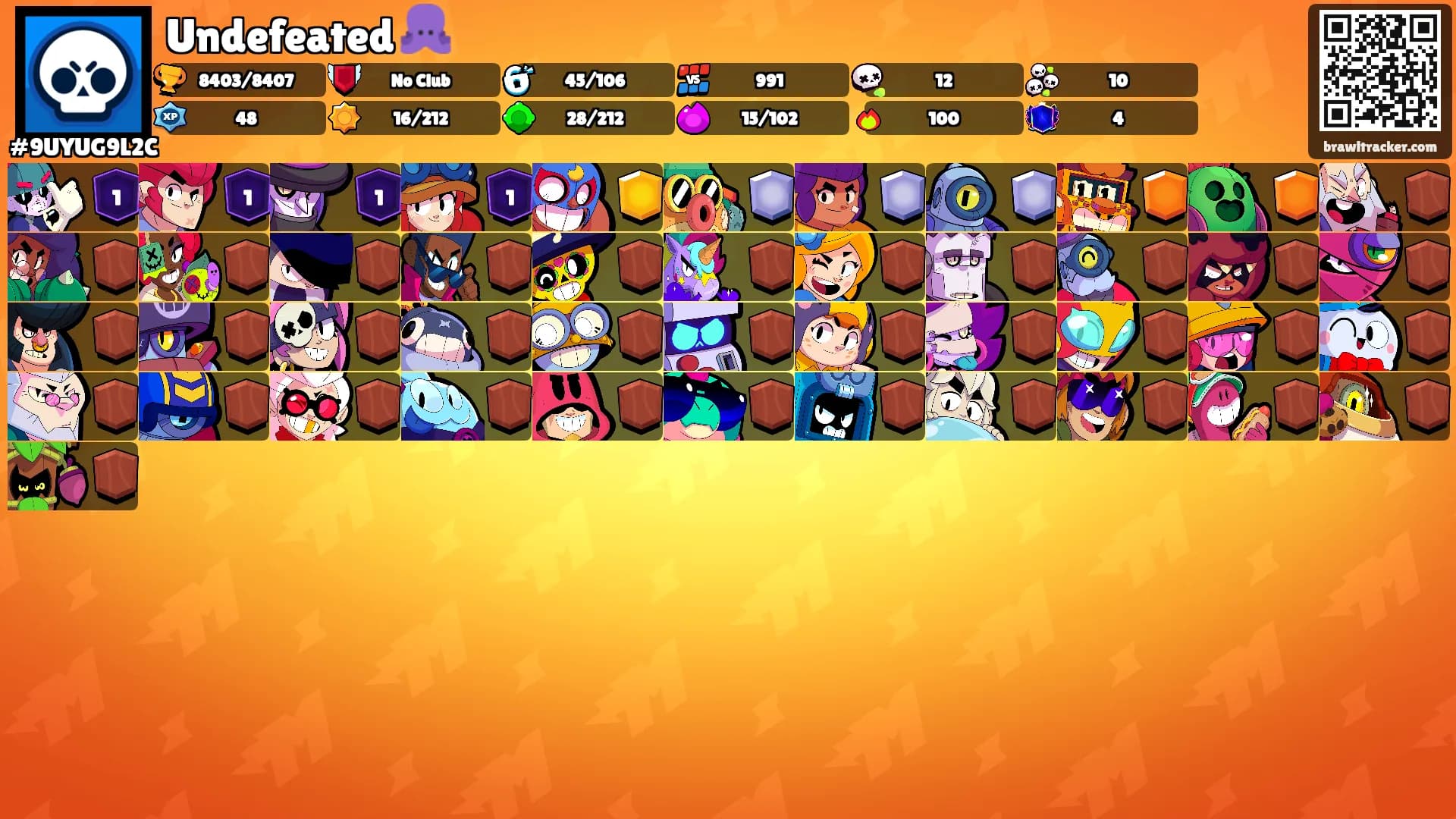 Undefeated 🐙's Ranks