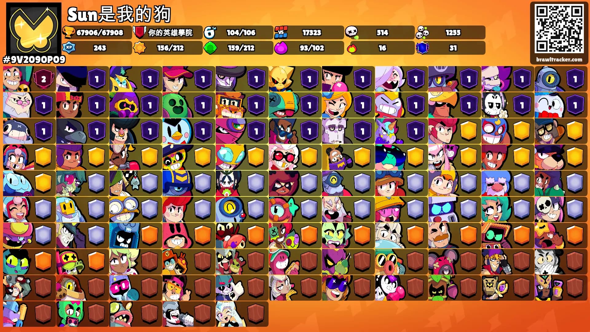 Sun是我的狗's Ranks