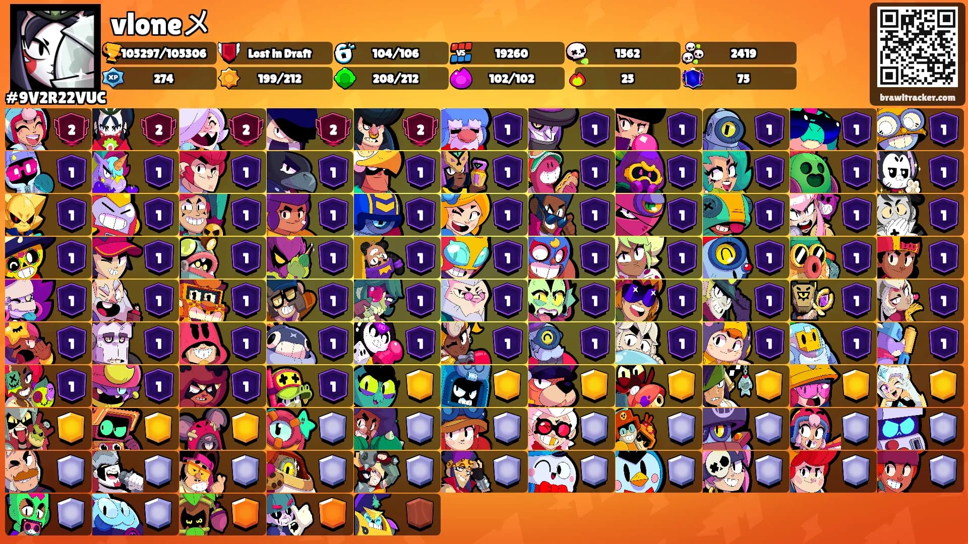 vloneメ's Ranks