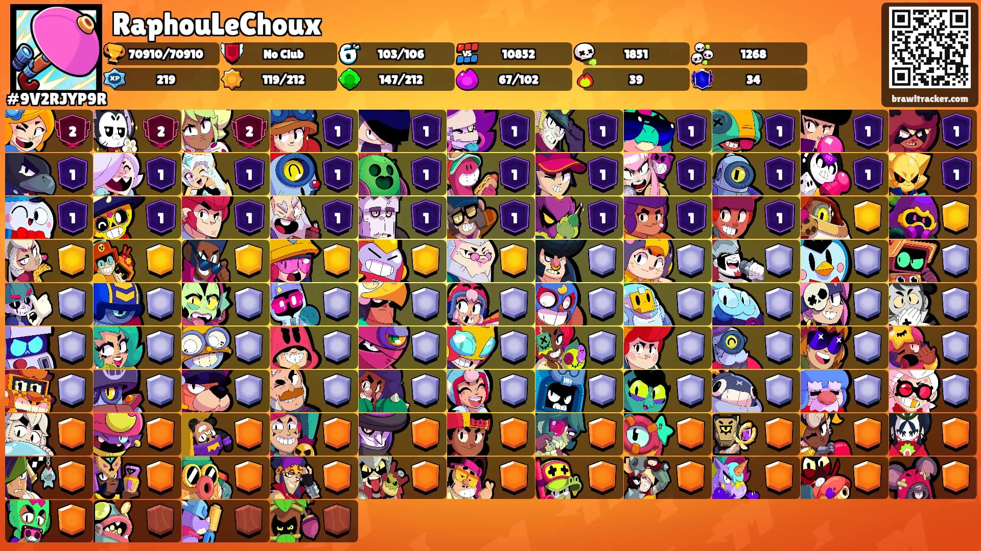 RaphouLeChoux's Ranks
