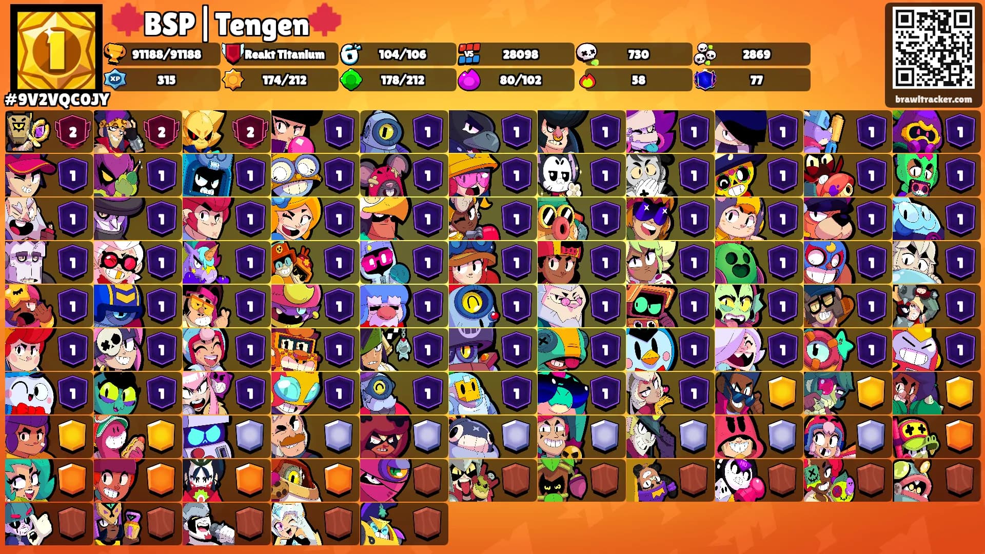 🍁BSP|Tengen🍁's Ranks
