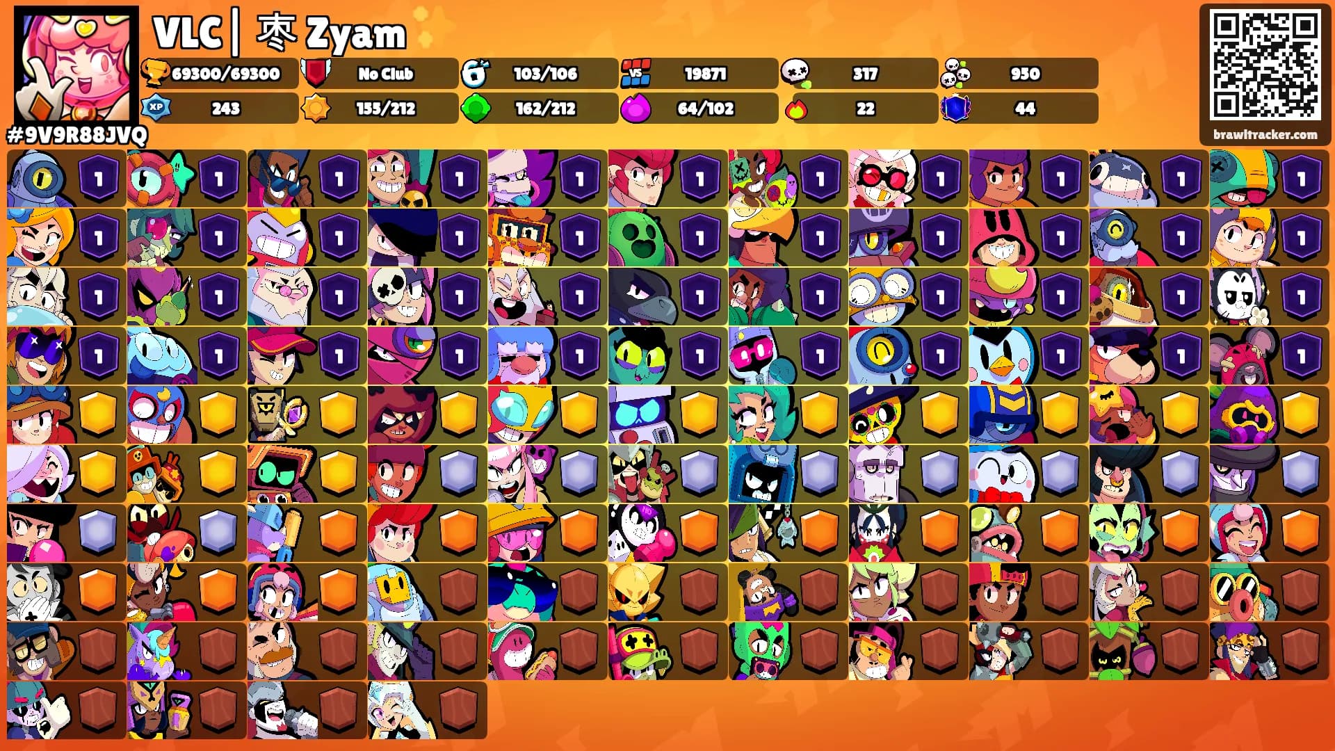 VLC| 枣 Zyam ✨'s Ranks