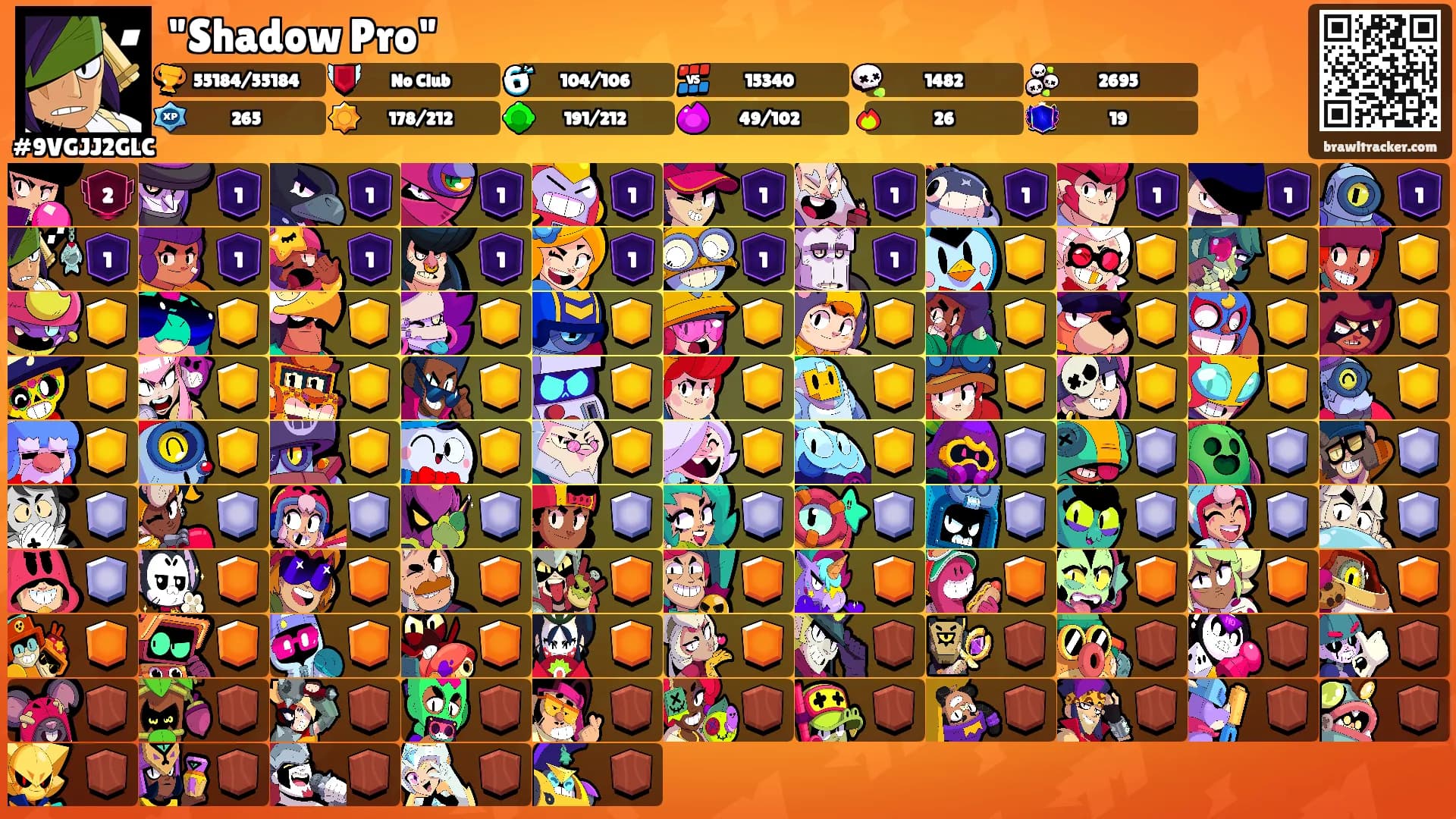 "Shadow Pro"'s Ranks