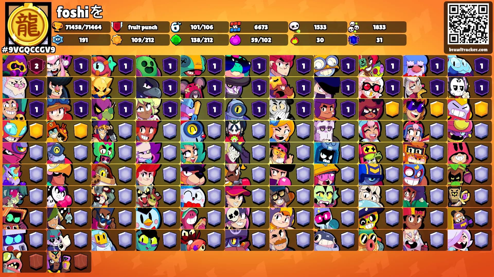 foshiを's Ranks