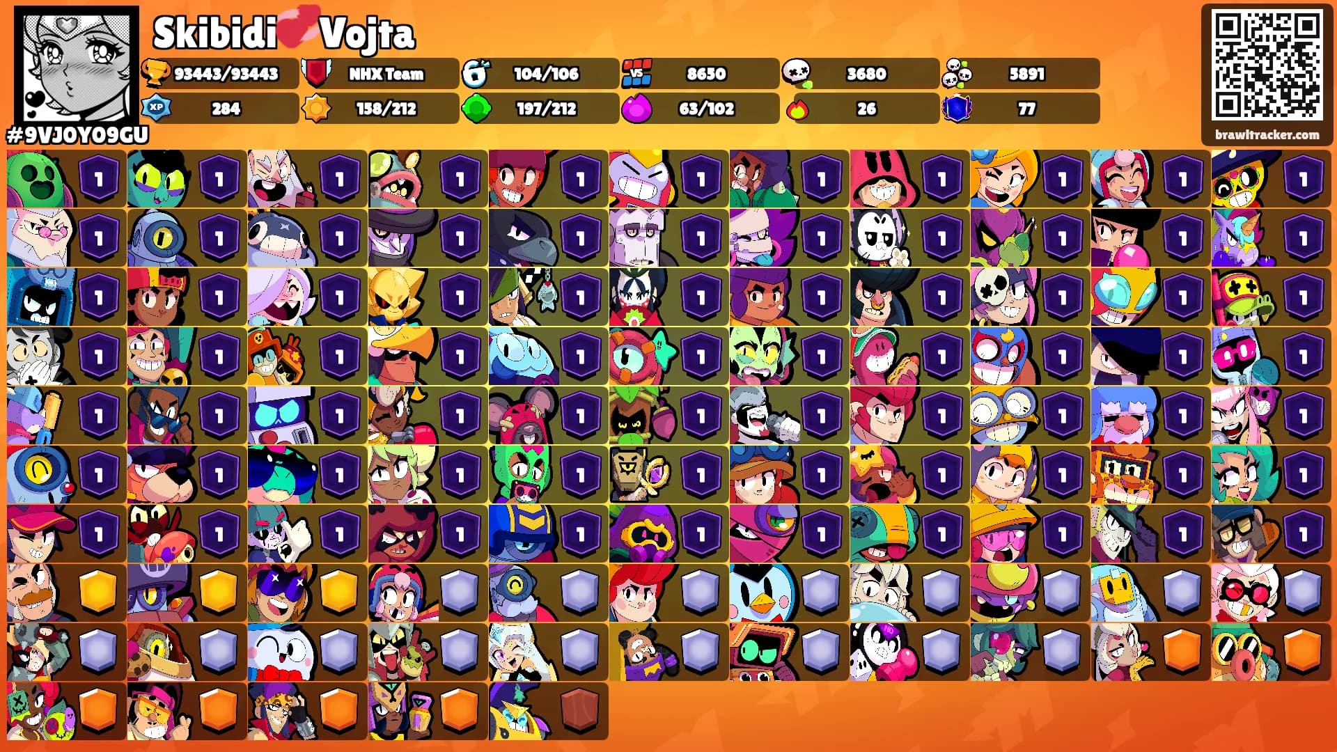 Skibidi💞Vojta's Ranks