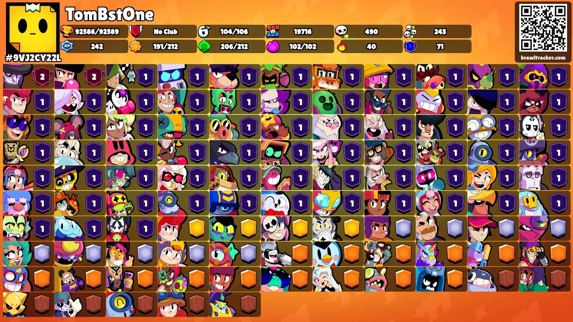 TomBstOne's Ranks