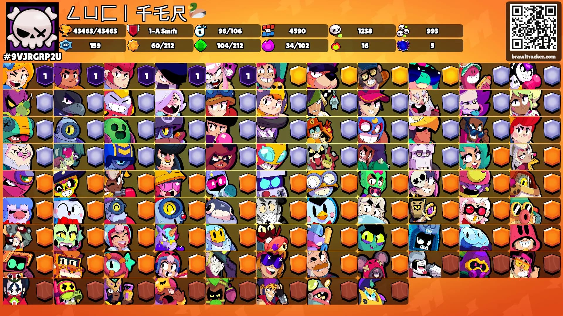 ㄥㄩ匚丨千乇尺🦆's Ranks