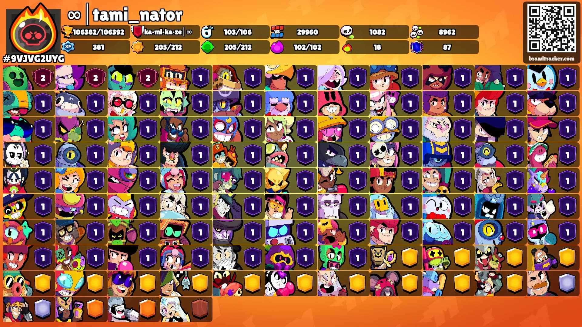 ∞│tami_nator's Ranks