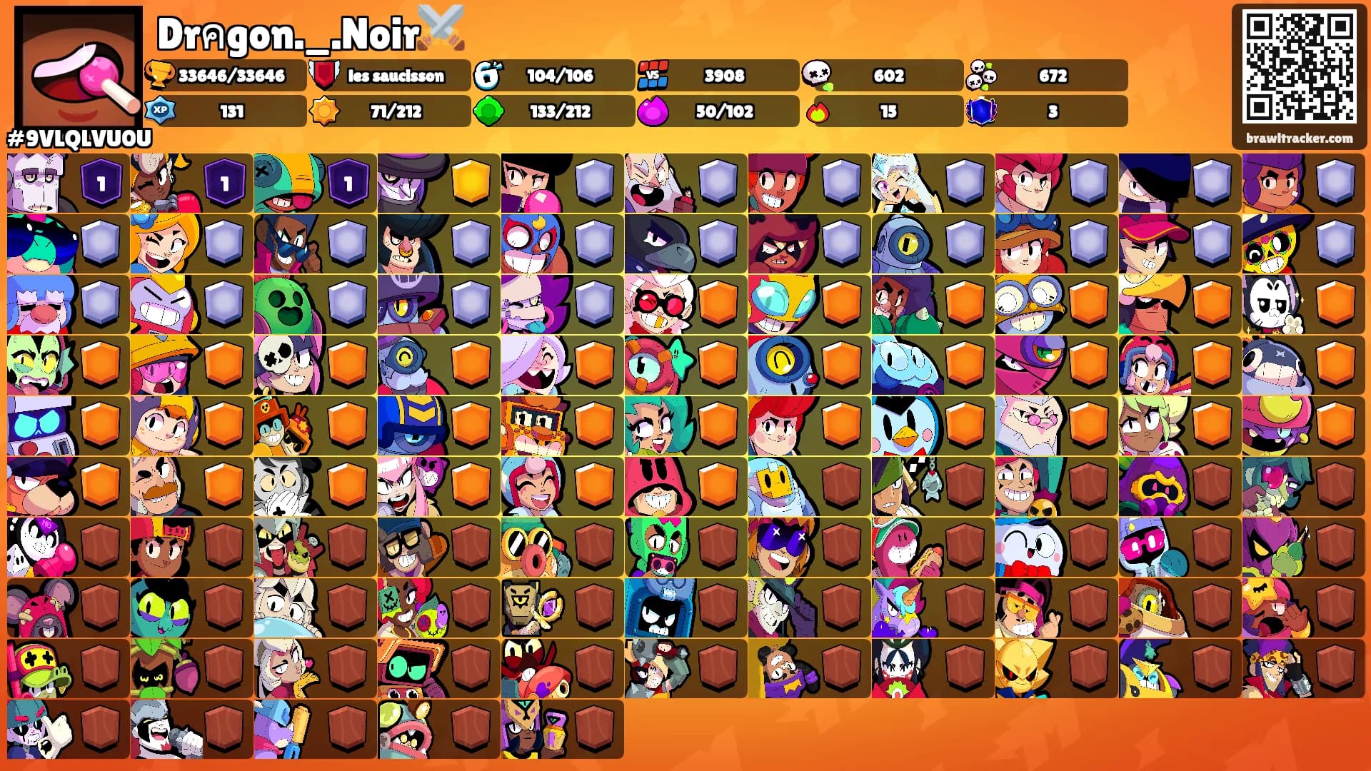 Drคgon._.Noir⚔️'s Ranks