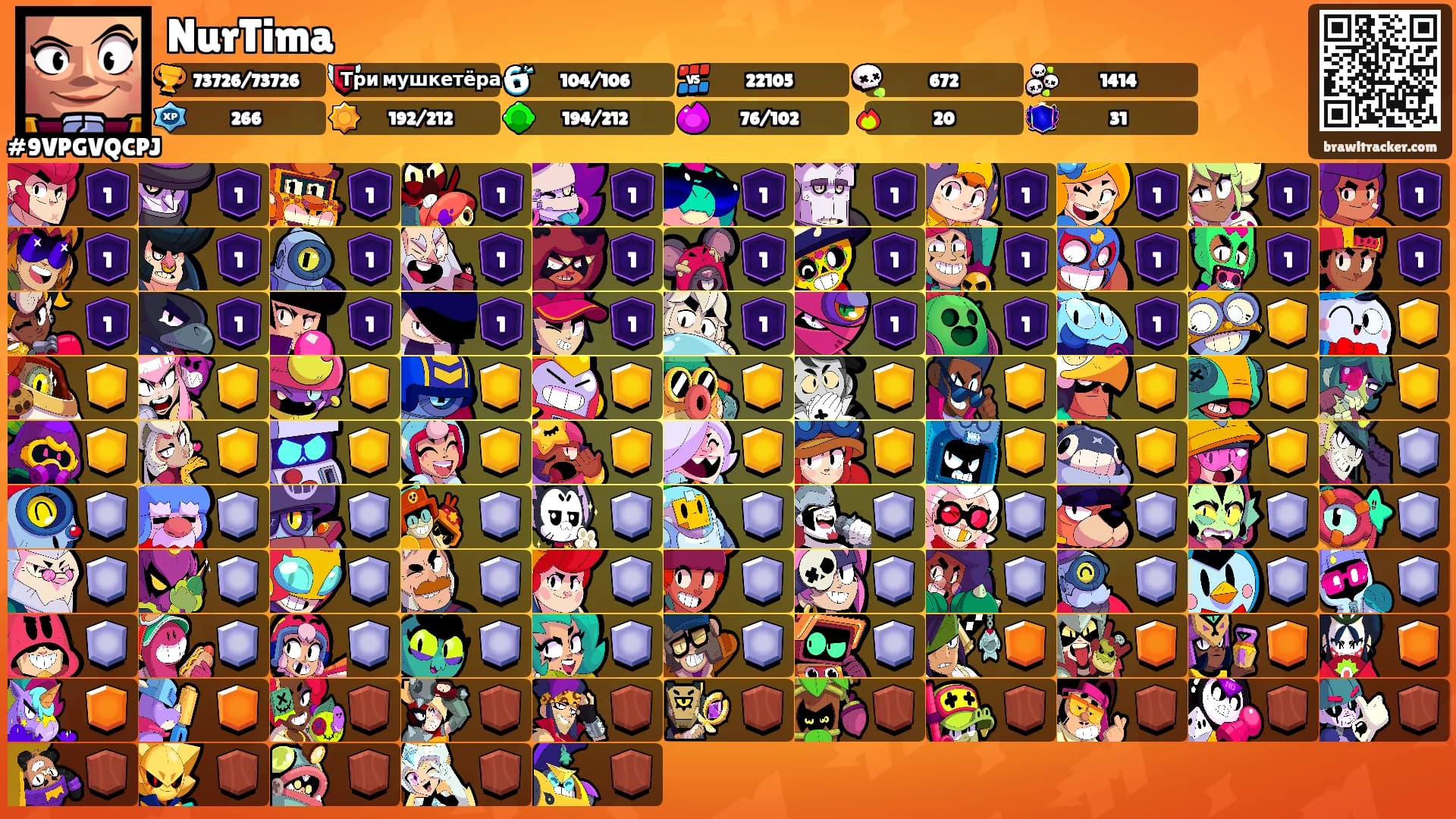 NurTima's Ranks