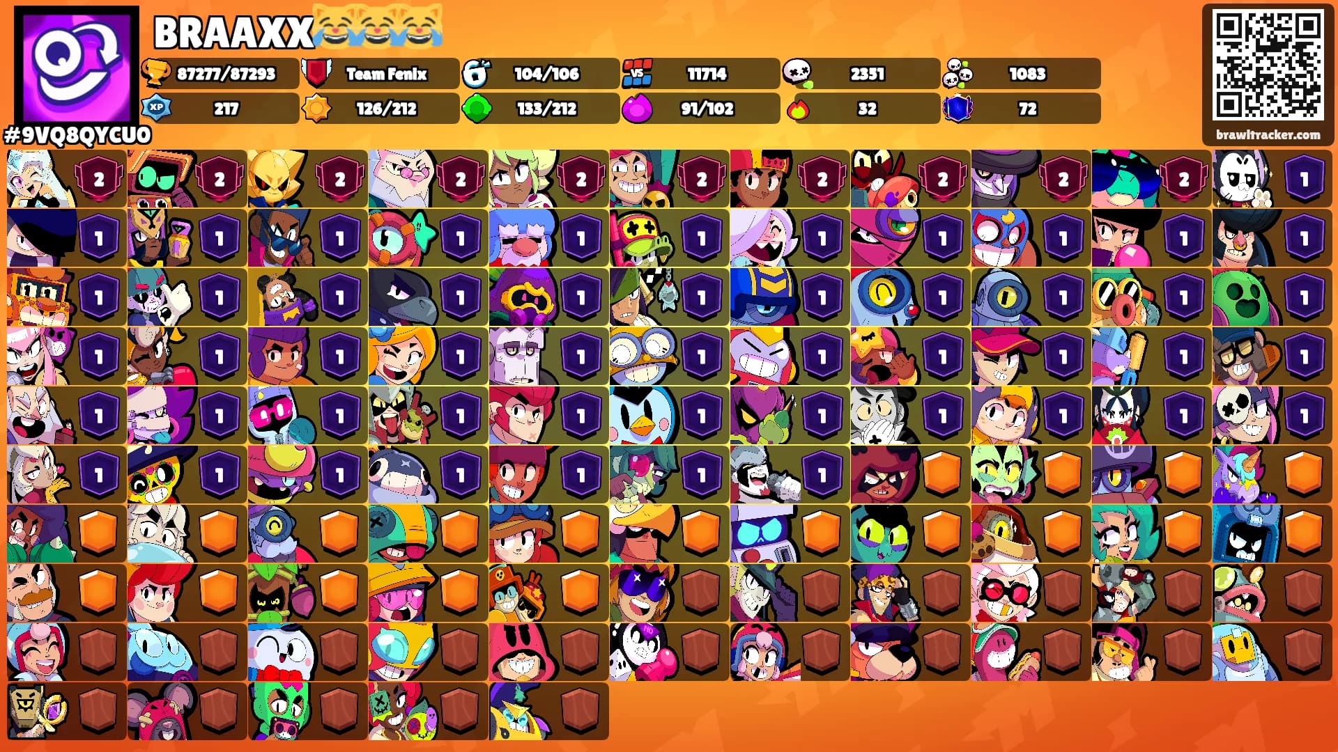 BRAAXX😹😹😹's Ranks
