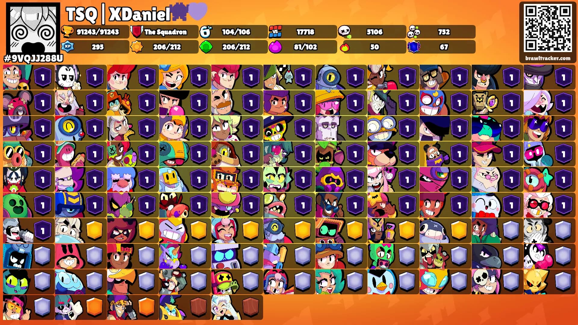 TSQ|XDaniel👾💜's Ranks