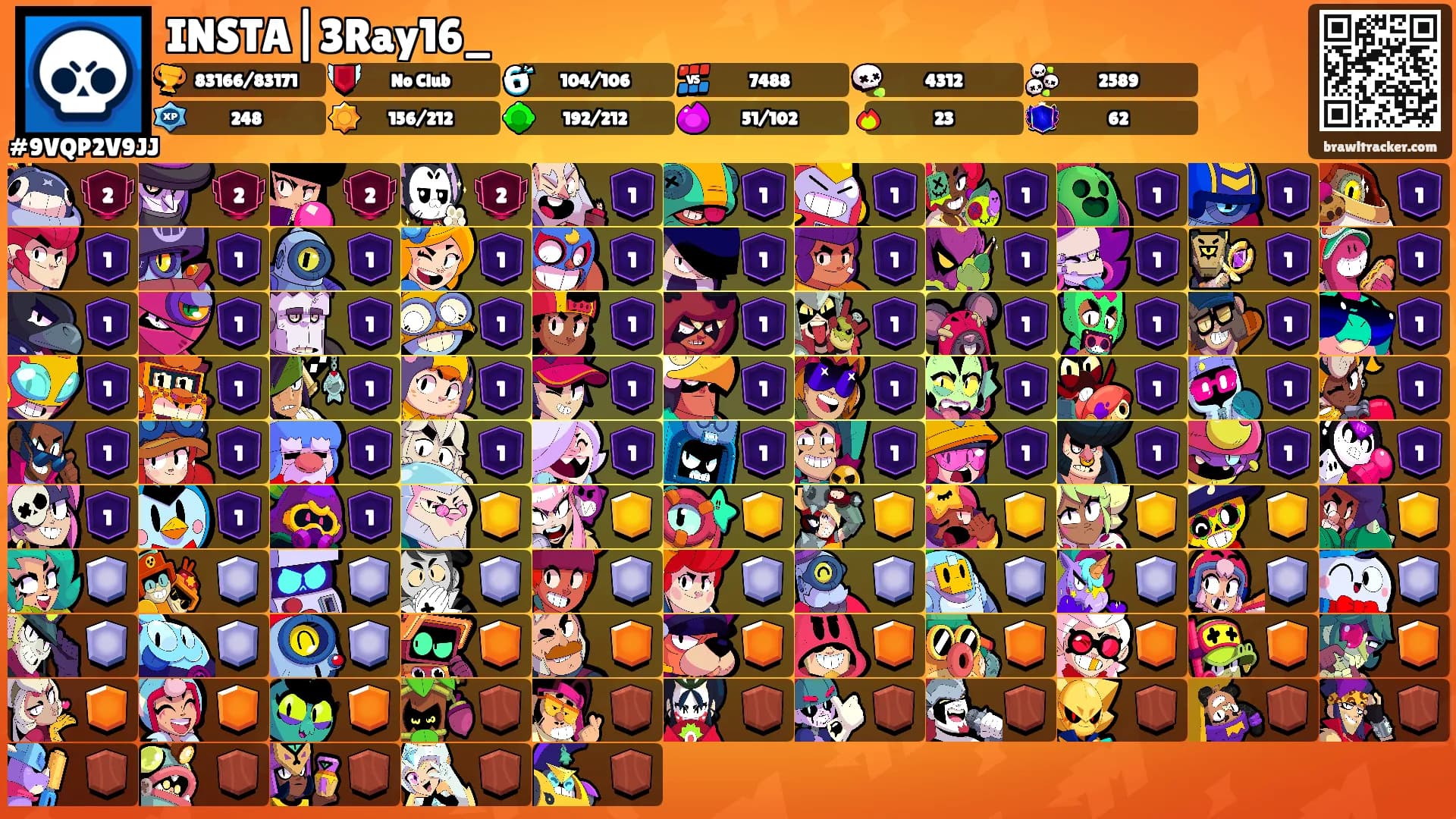 INSTA|3Ray16_'s Ranks