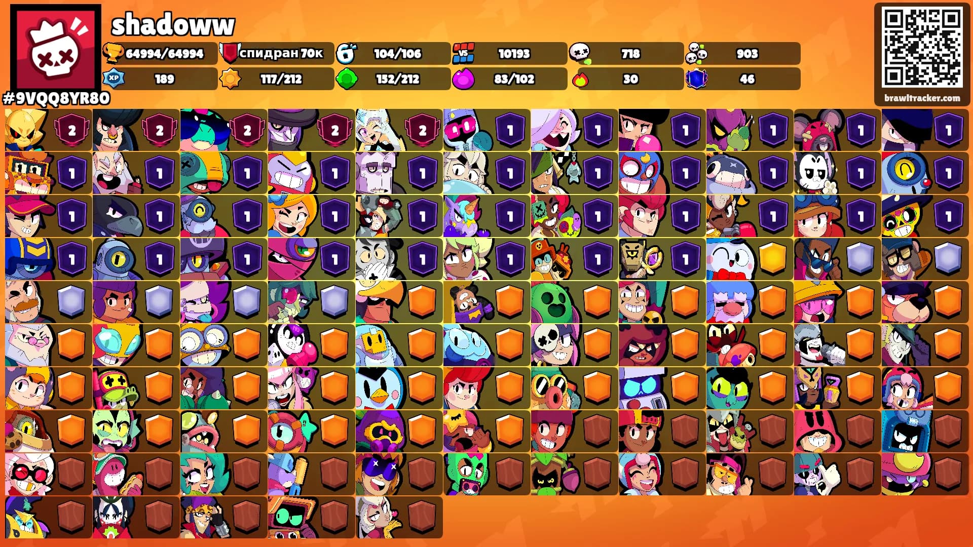 shadoww's Ranks
