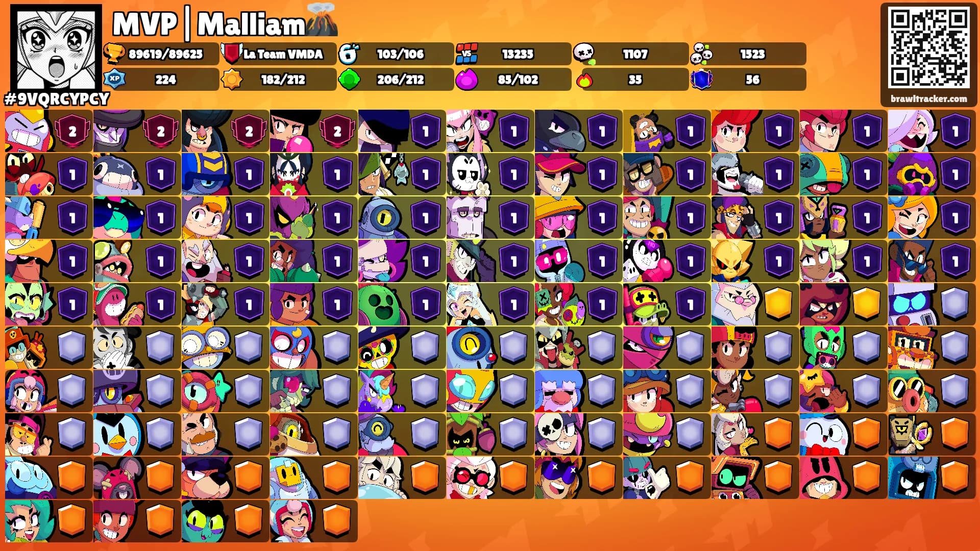 MVP|Malliam🌋's Ranks