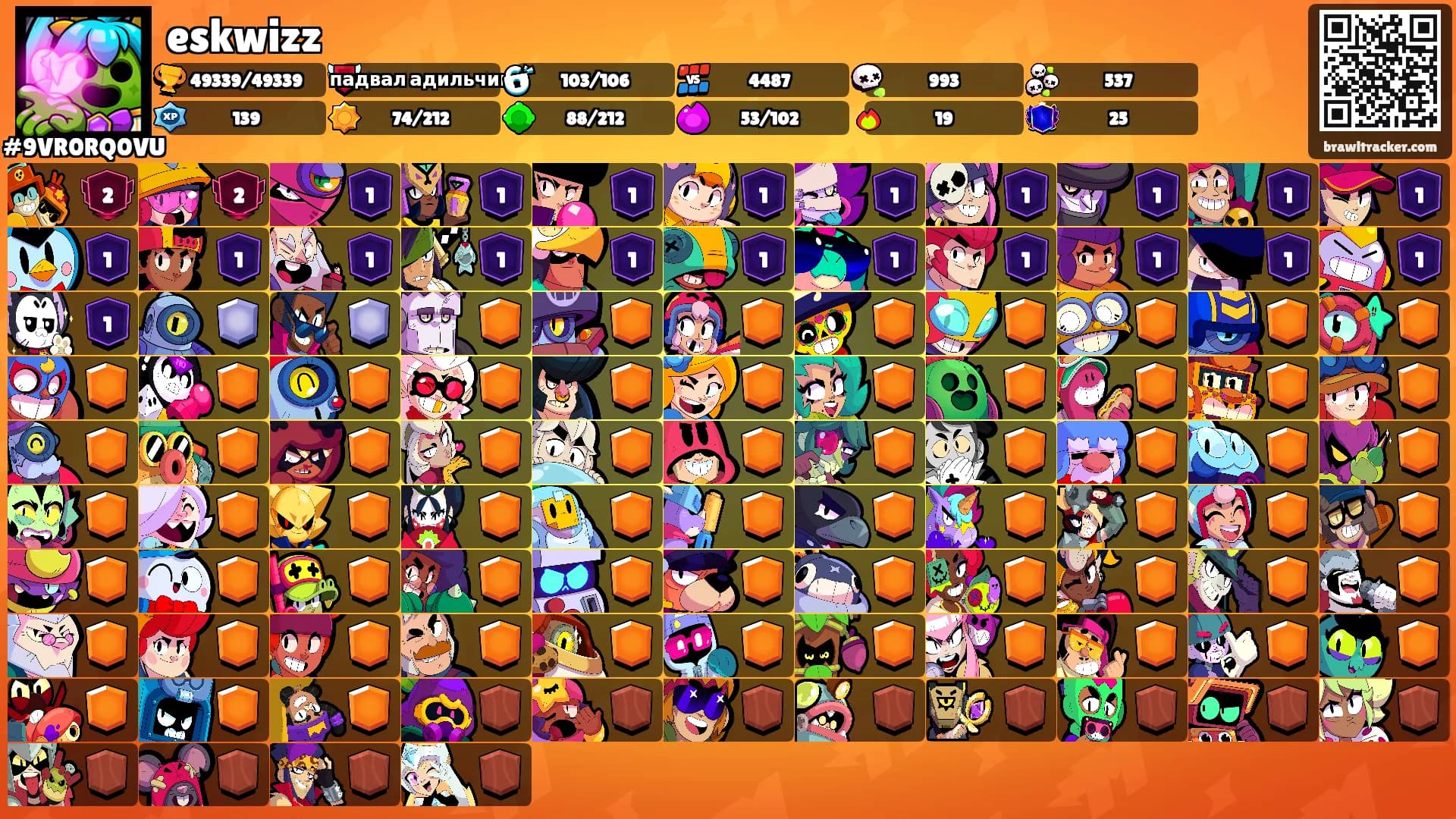 eskwizz's Ranks