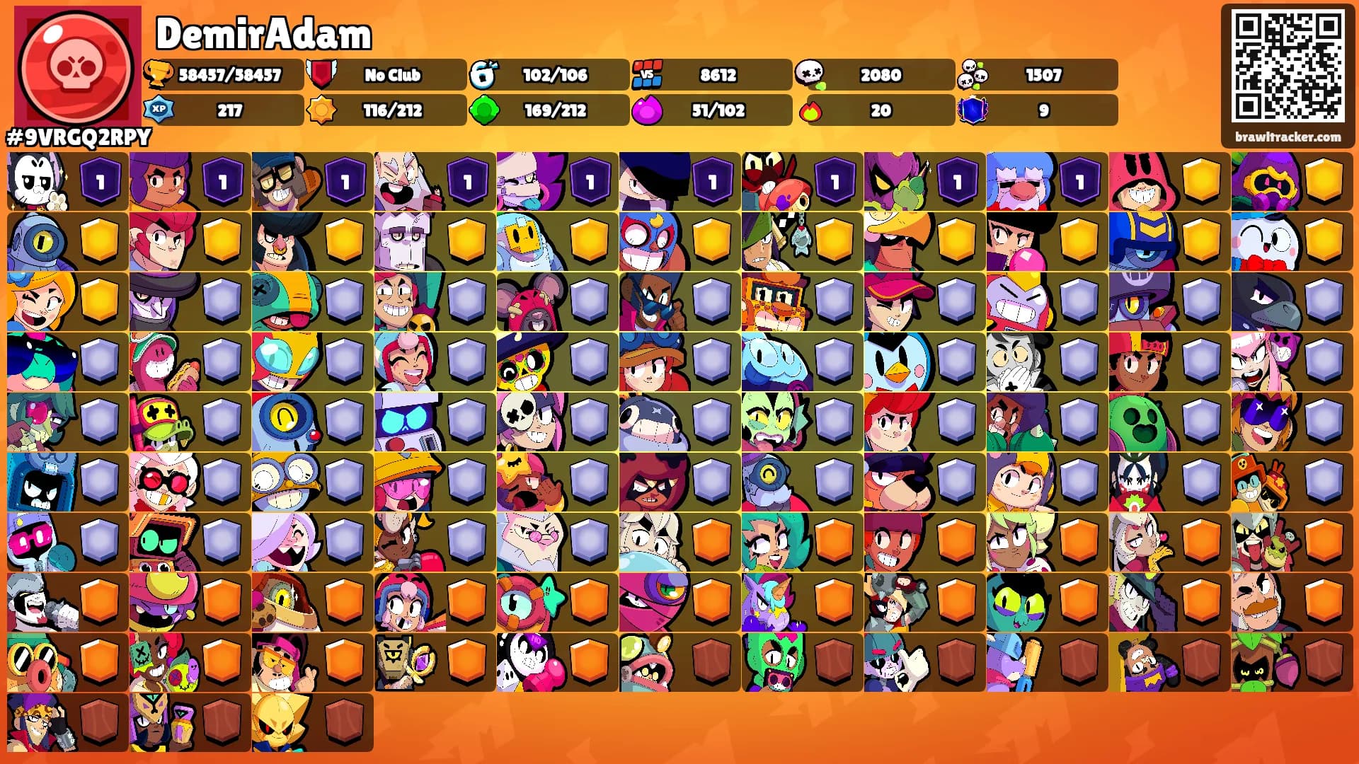 DemirAdam's Ranks