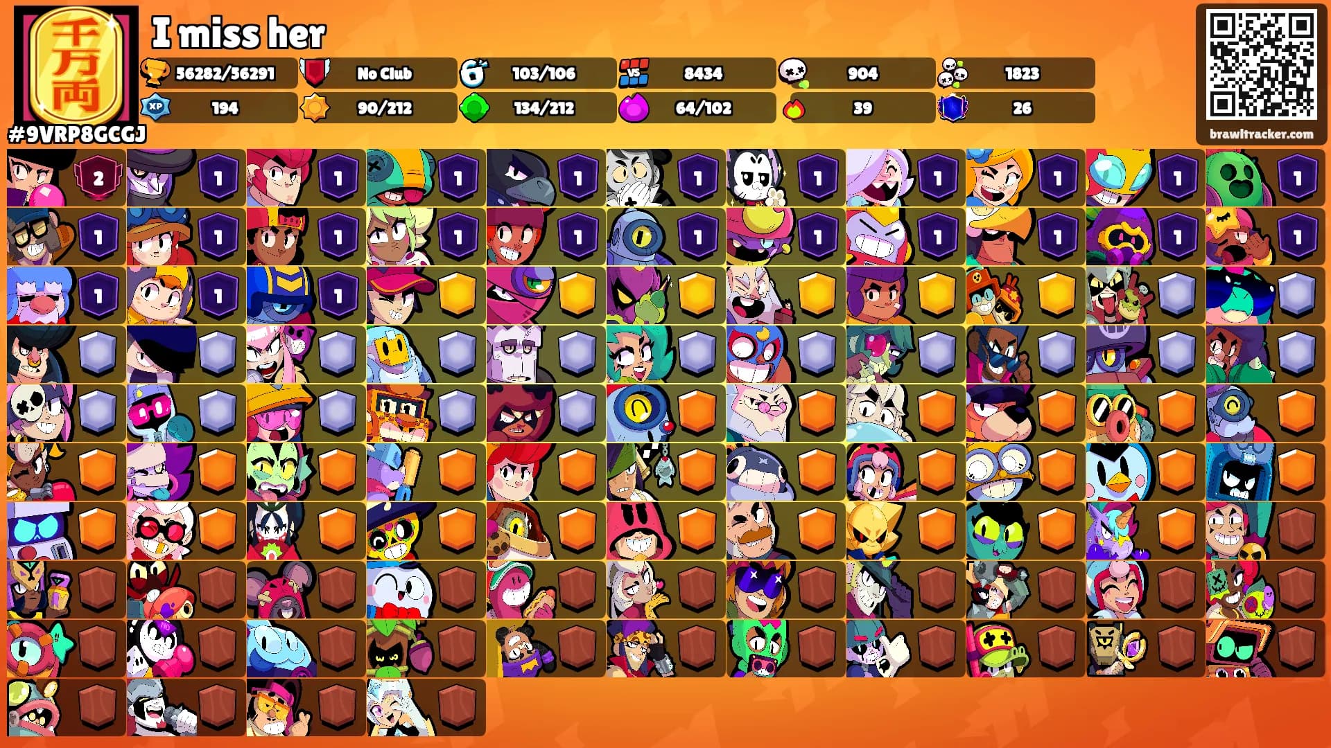 I miss her's Ranks