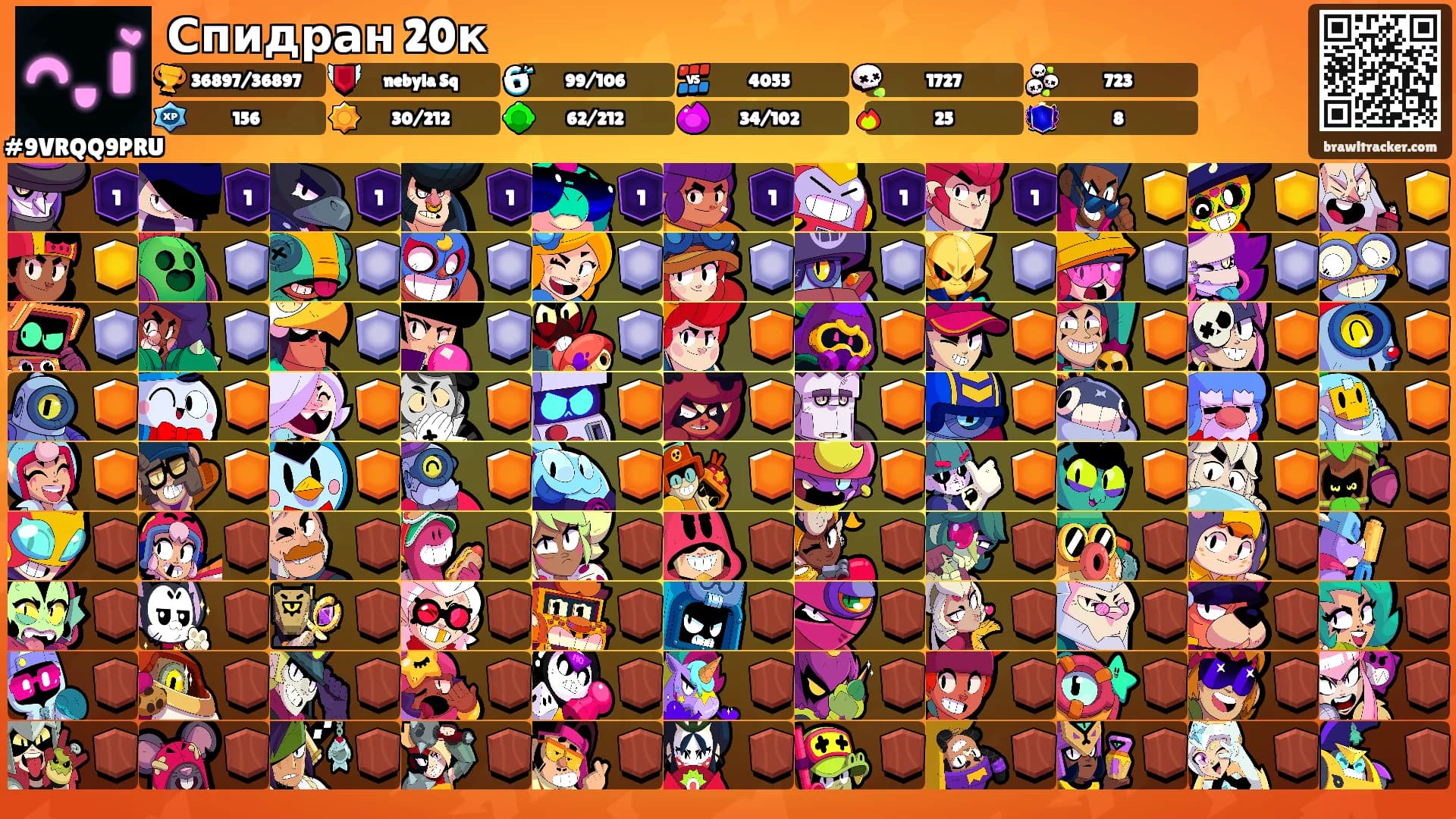 Спидран 20к's Ranks