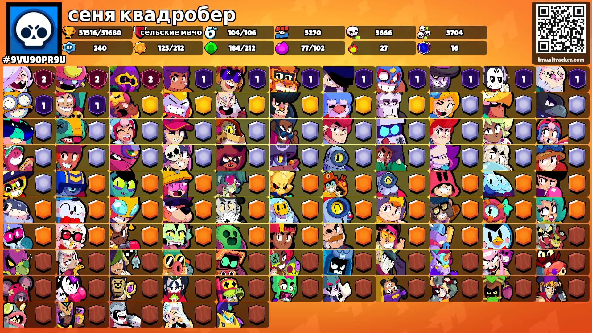сеня квадробер's Ranks