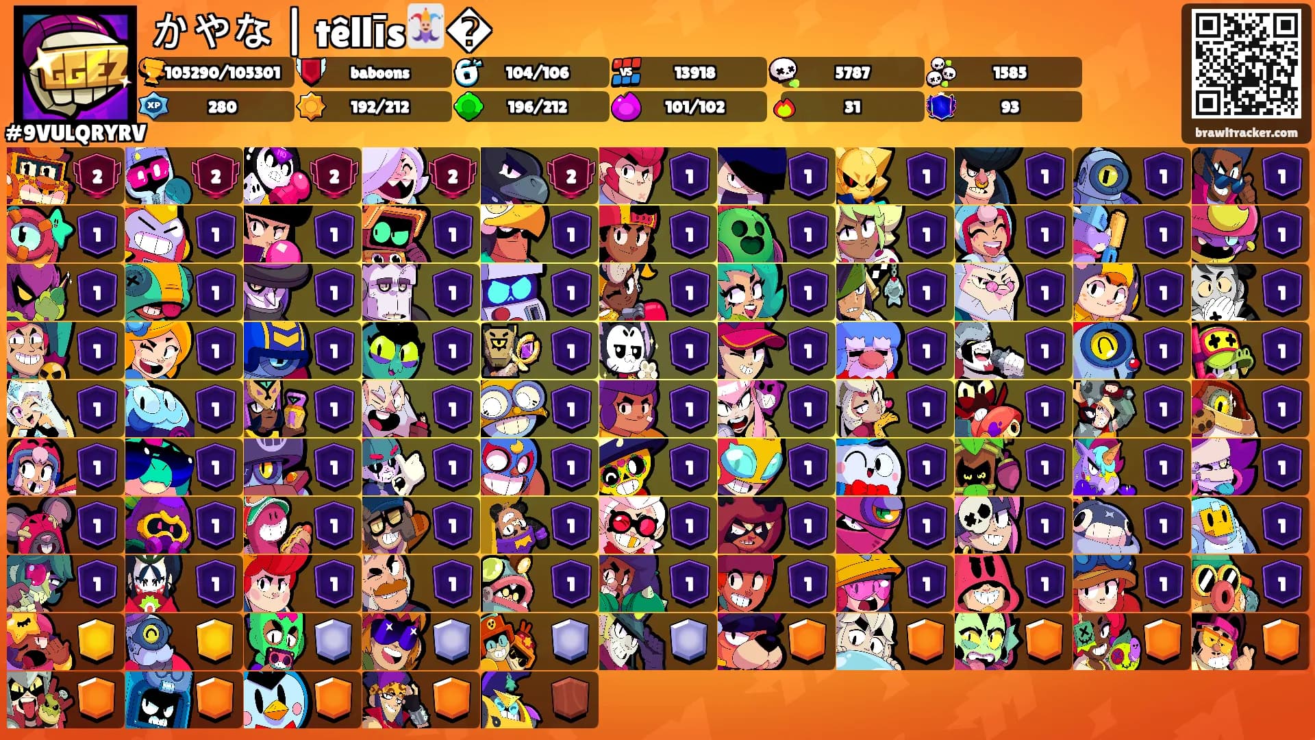 かやな | têllīs🃏�'s Ranks
