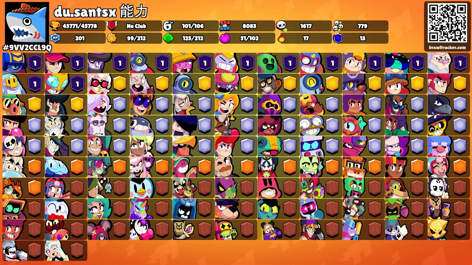 du.santsx 能力's Ranks