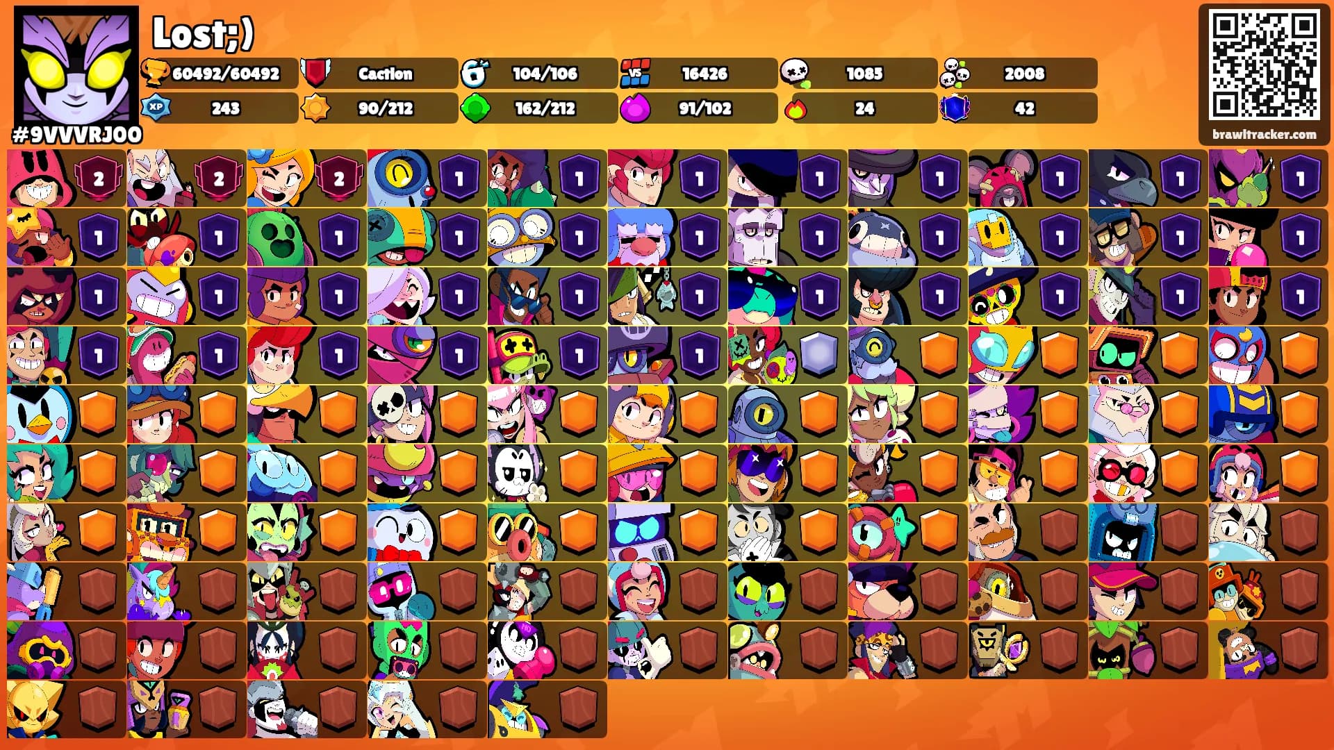 Lost;)'s Ranks
