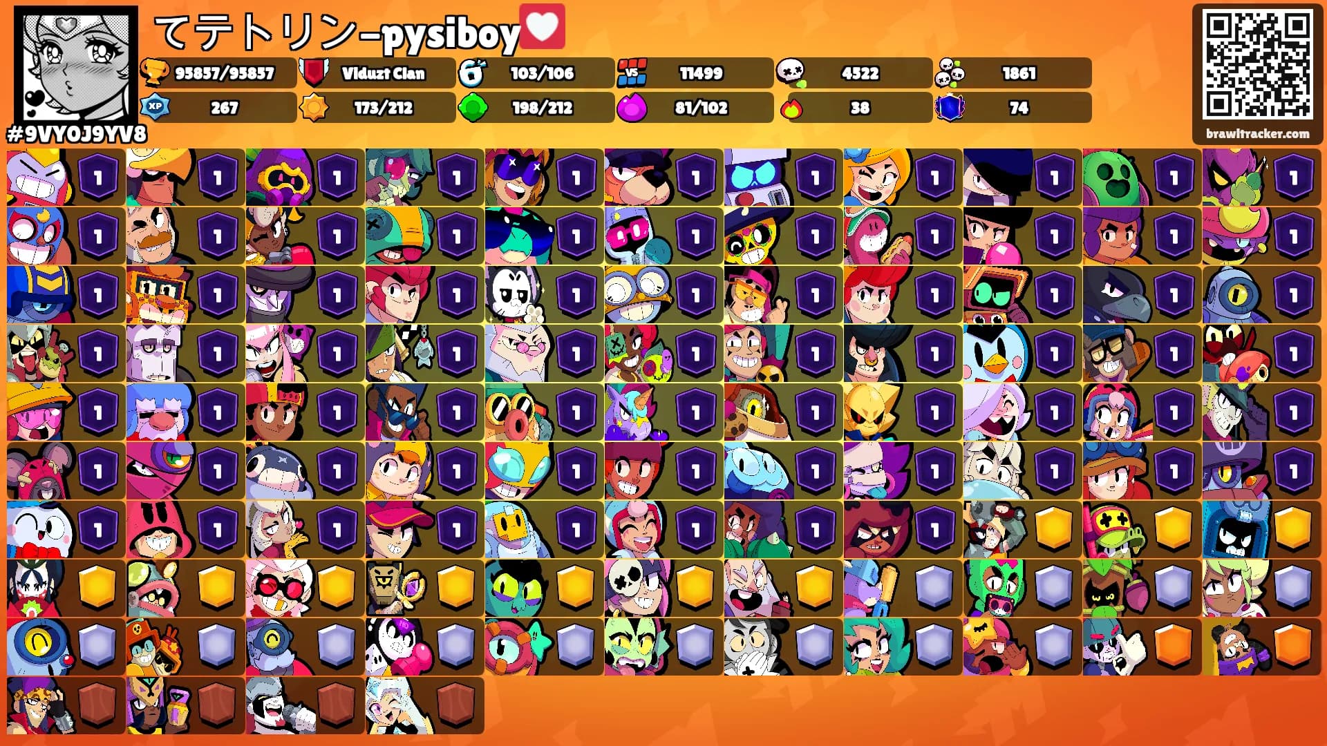 てテトリン-pysiboy💟's Ranks