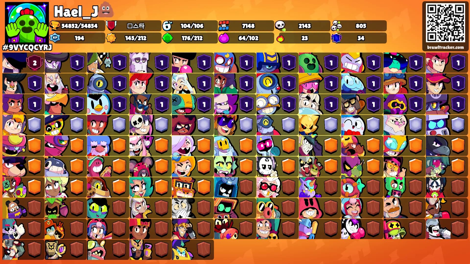 Hael_J💩's Ranks