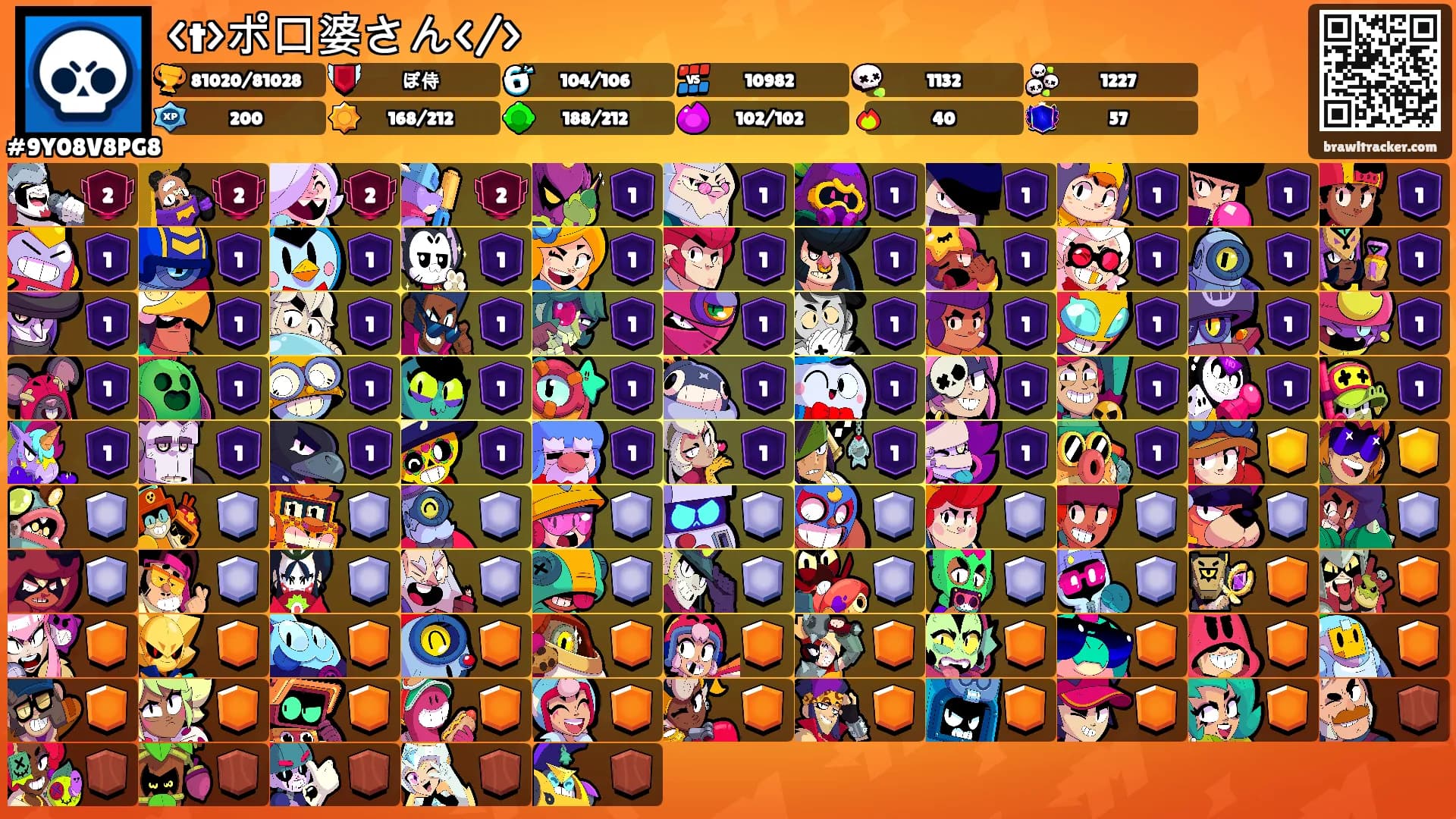 <t>ポロ婆さん</>'s Ranks