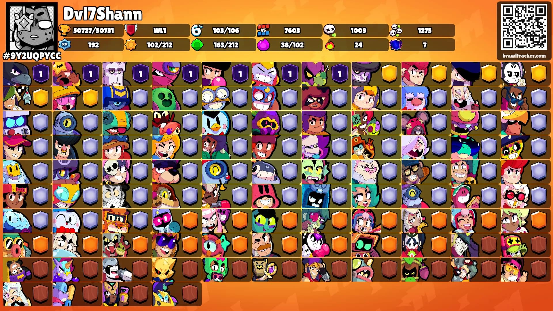Dvl7Shann's Ranks