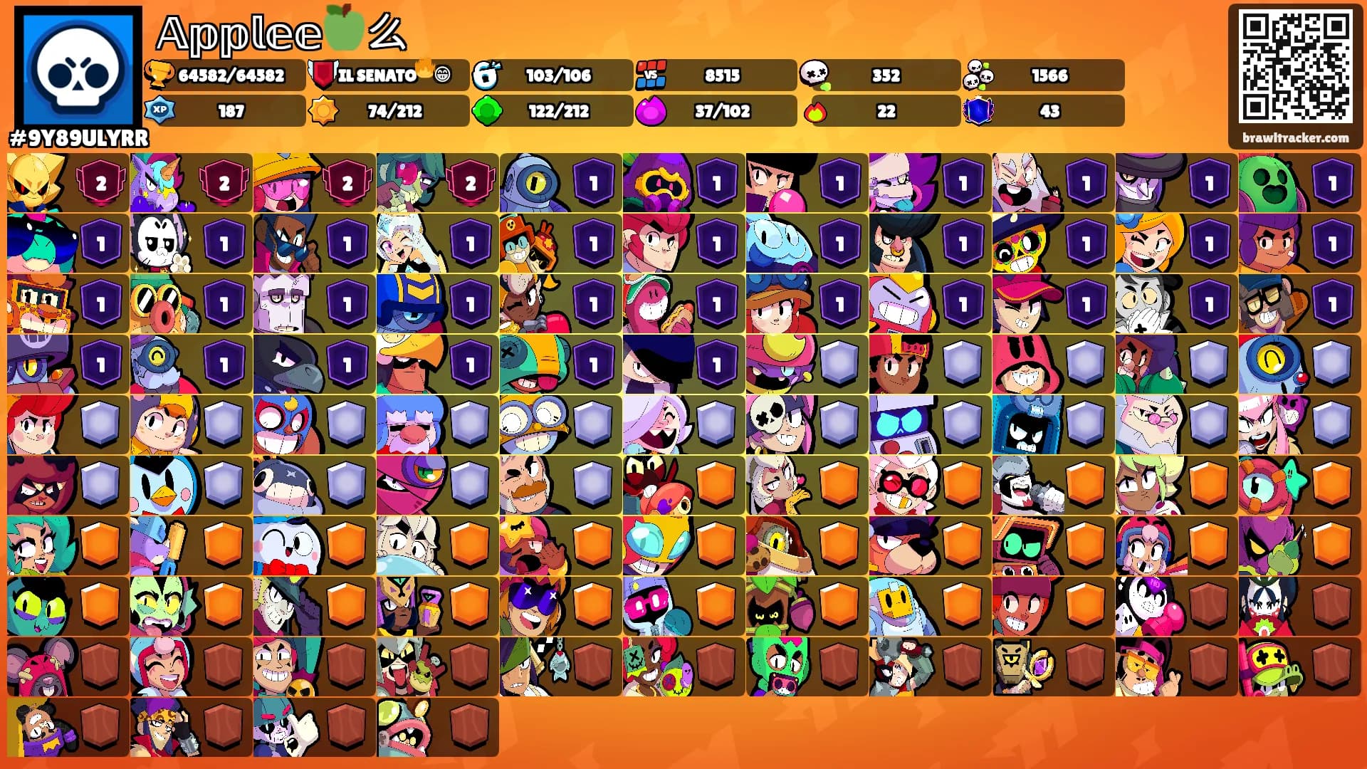 𝔸𝕡𝕡𝕝𝕖𝕖🍏么's Ranks