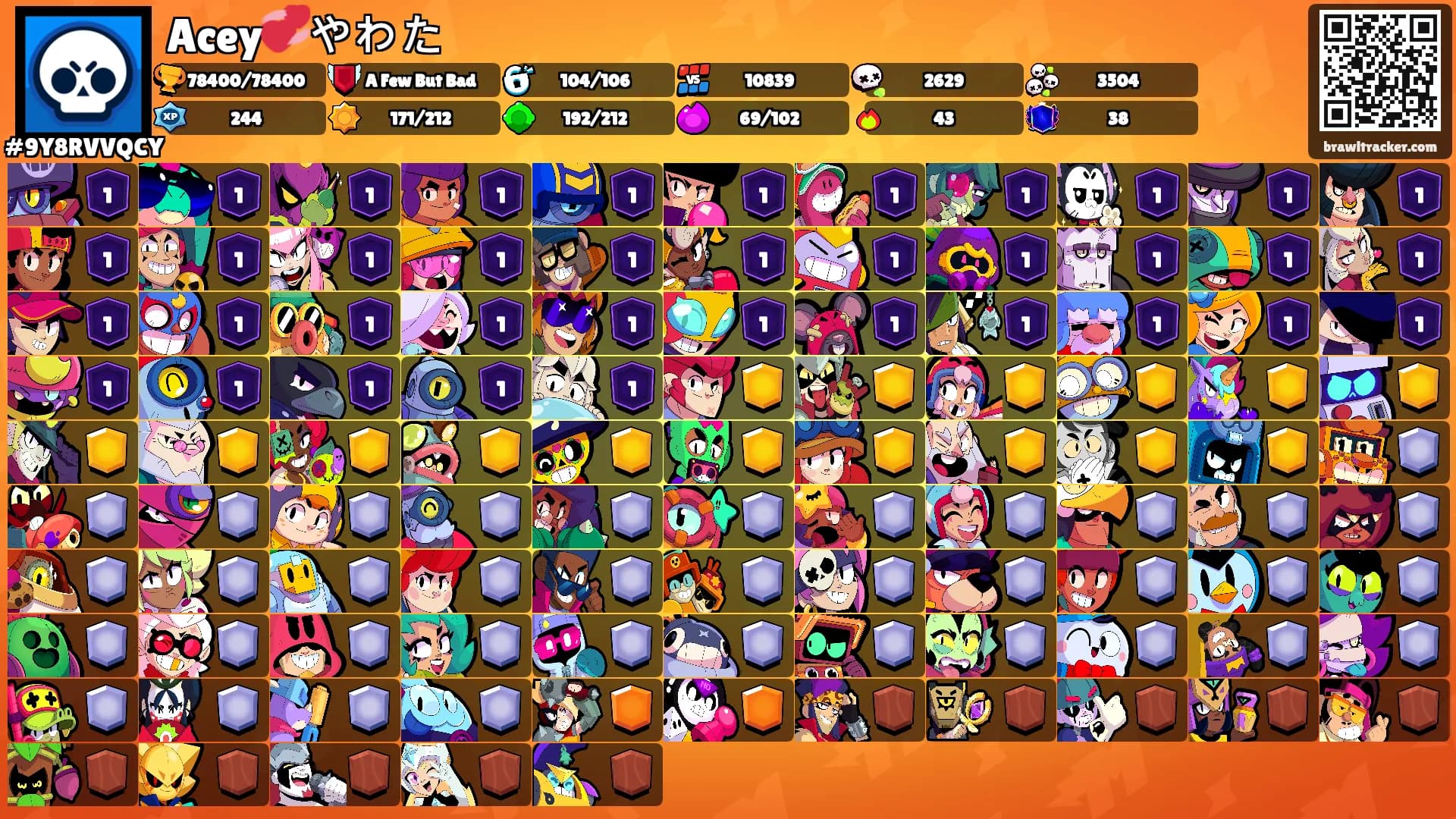 Acey💞やわた's Ranks