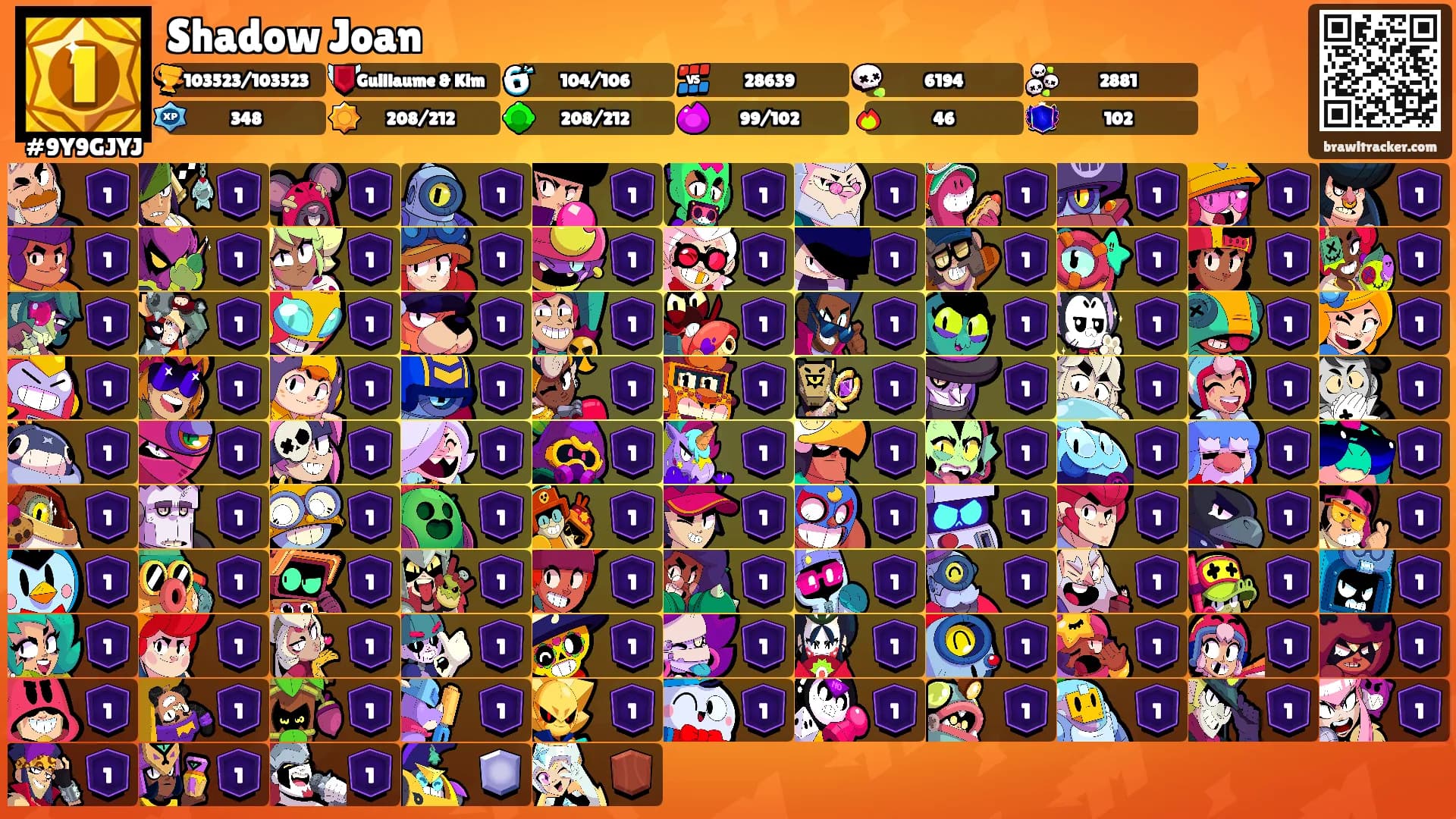 Shadow Joan's Ranks