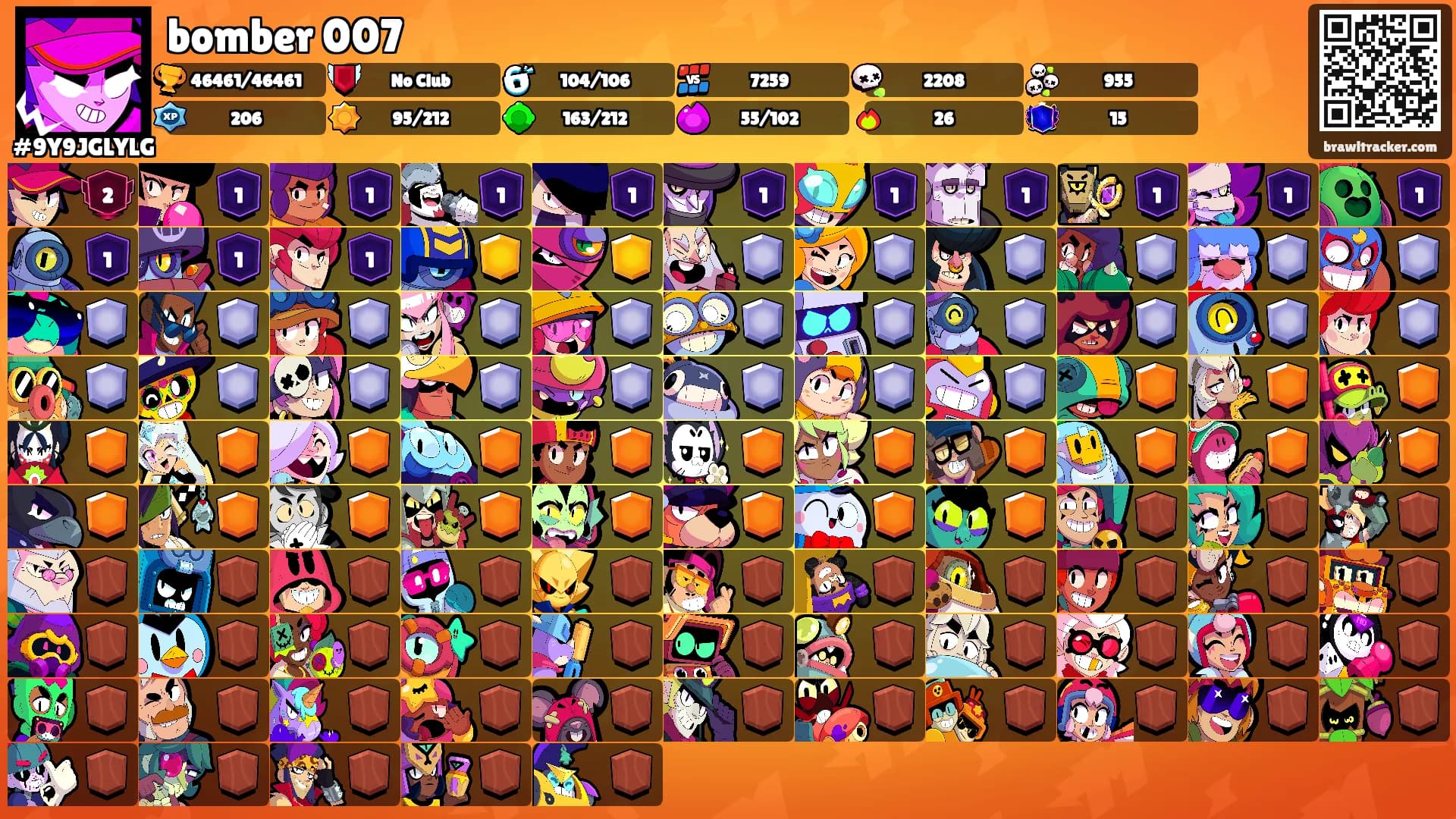 bomber 007's Ranks