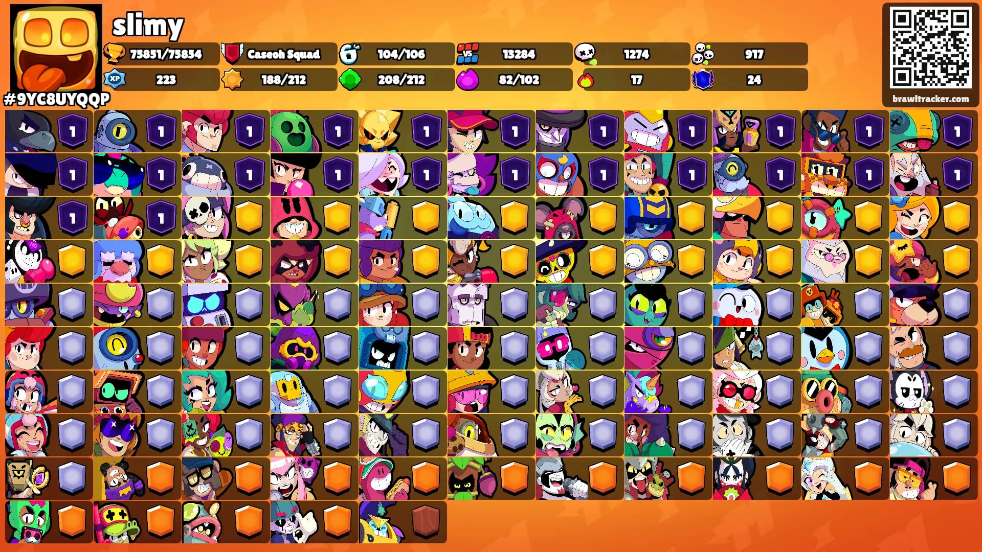slimy's Ranks