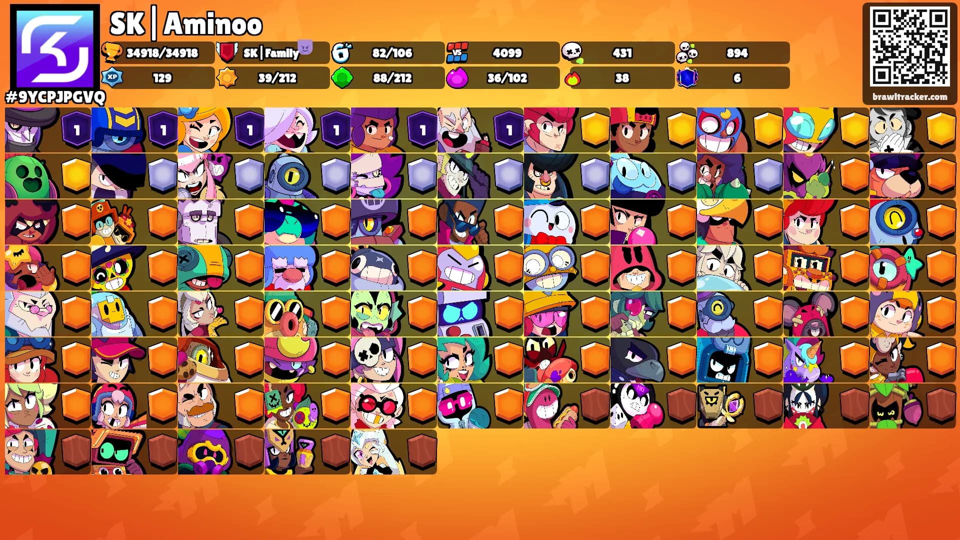 SK|Aminoo's Ranks